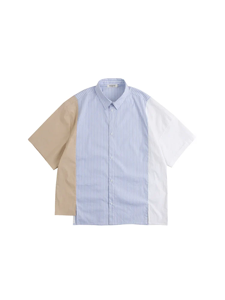 Patchwork Stripe Shirt - Image 4