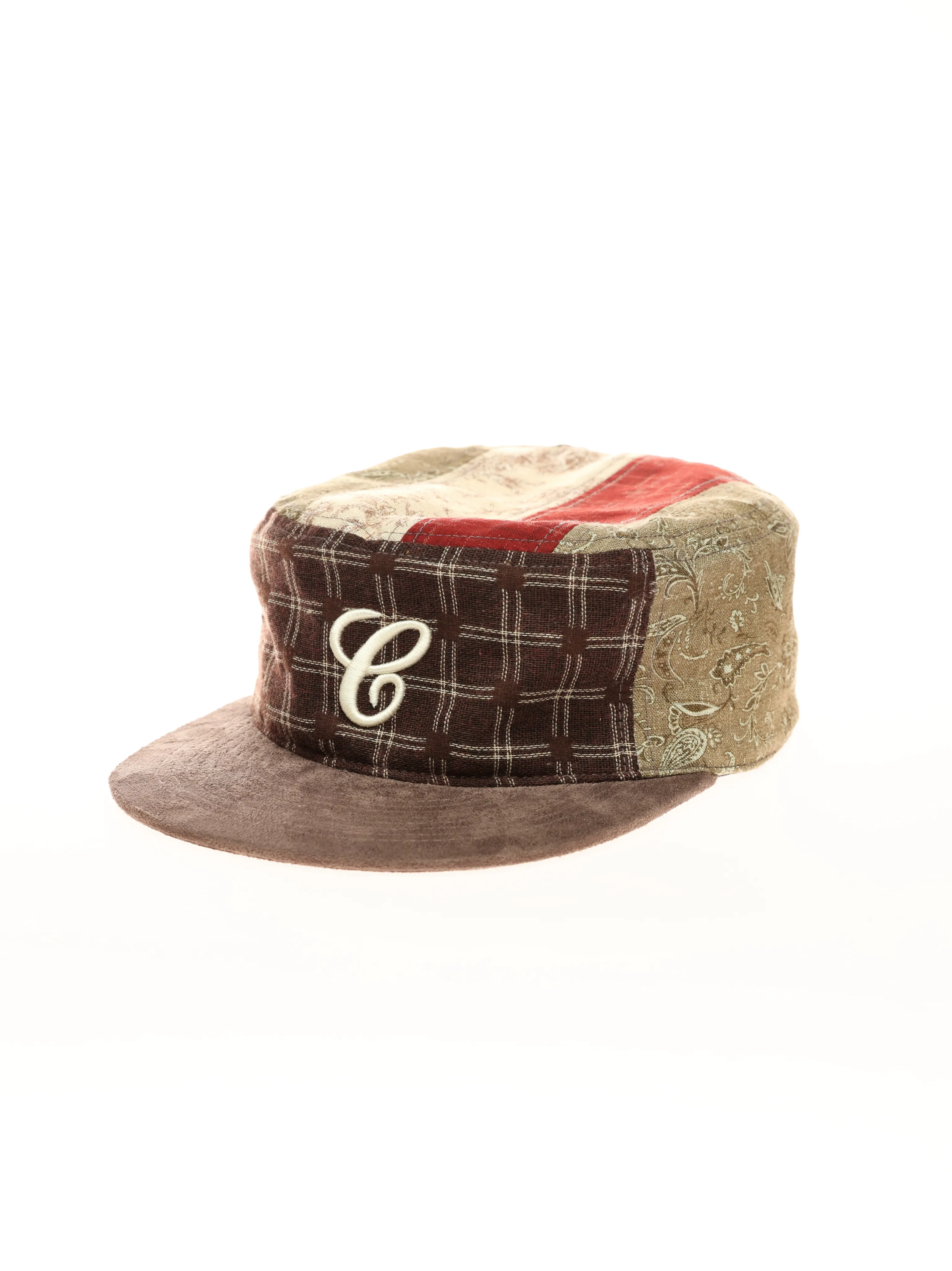PatchworkSuede-BrimCampCap - Image 7