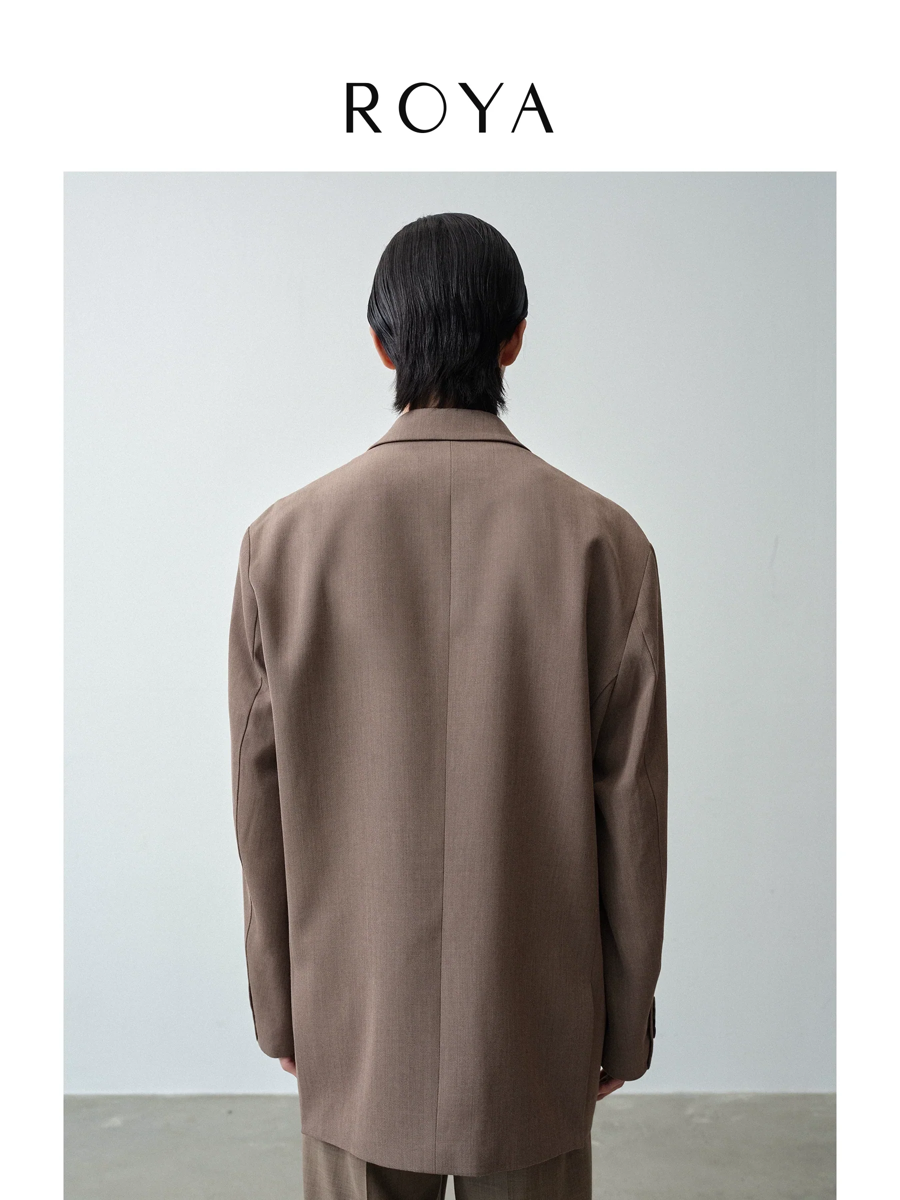 Peak-Lapel Double-Breasted Blazer - Image 2