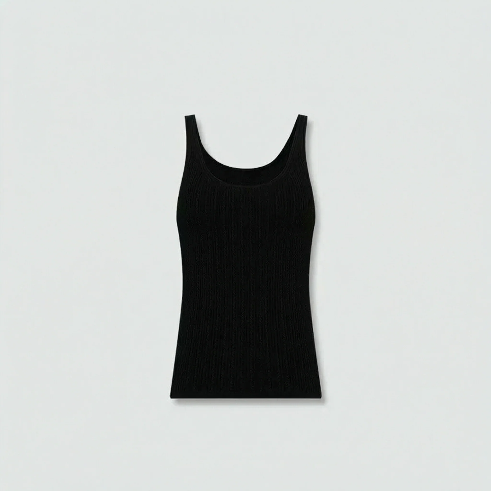 Pearl-Button Cable Cardigan & Vest Set - Image 5