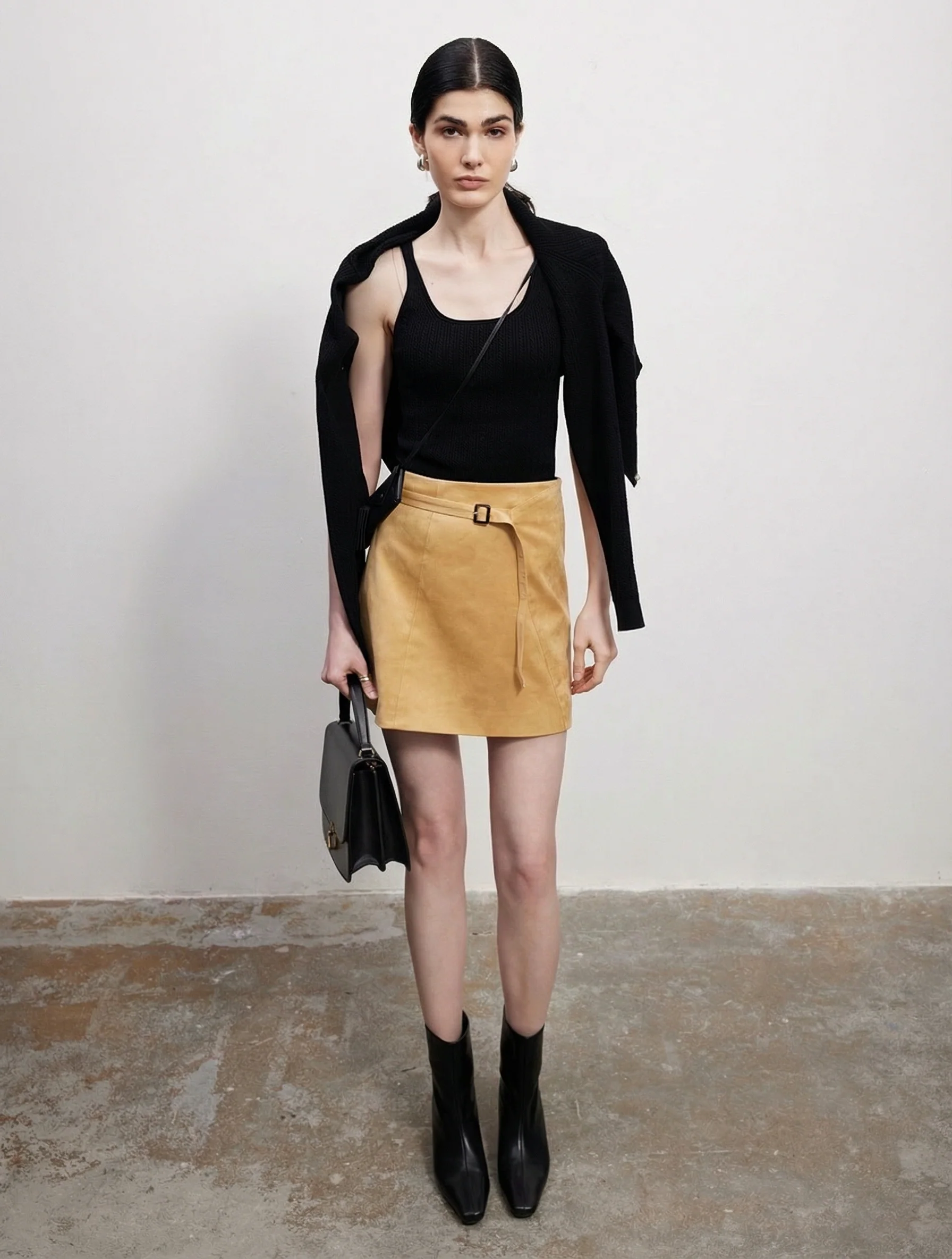 Pearl-Button Cable Cardigan & Vest Set - Image 9