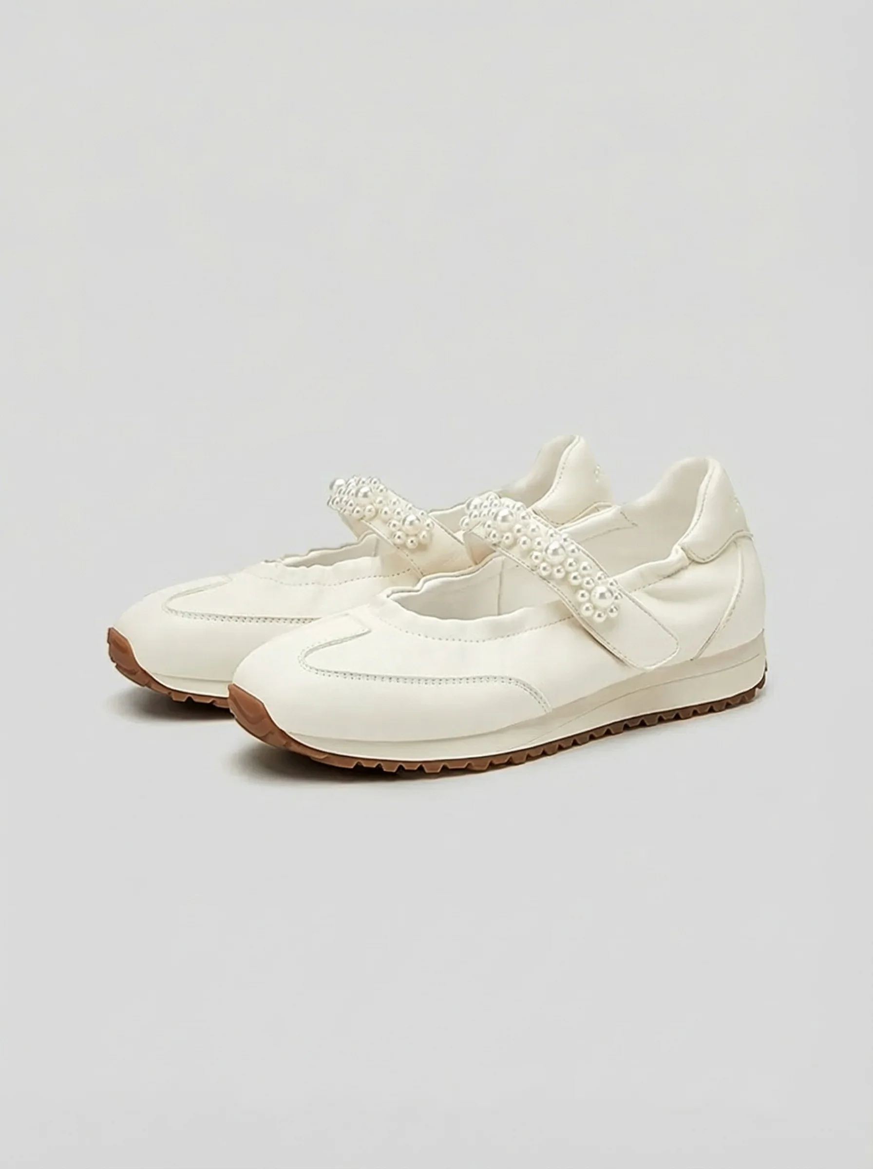 Pearl-Strap Mary Jane Sneakers - Image 5