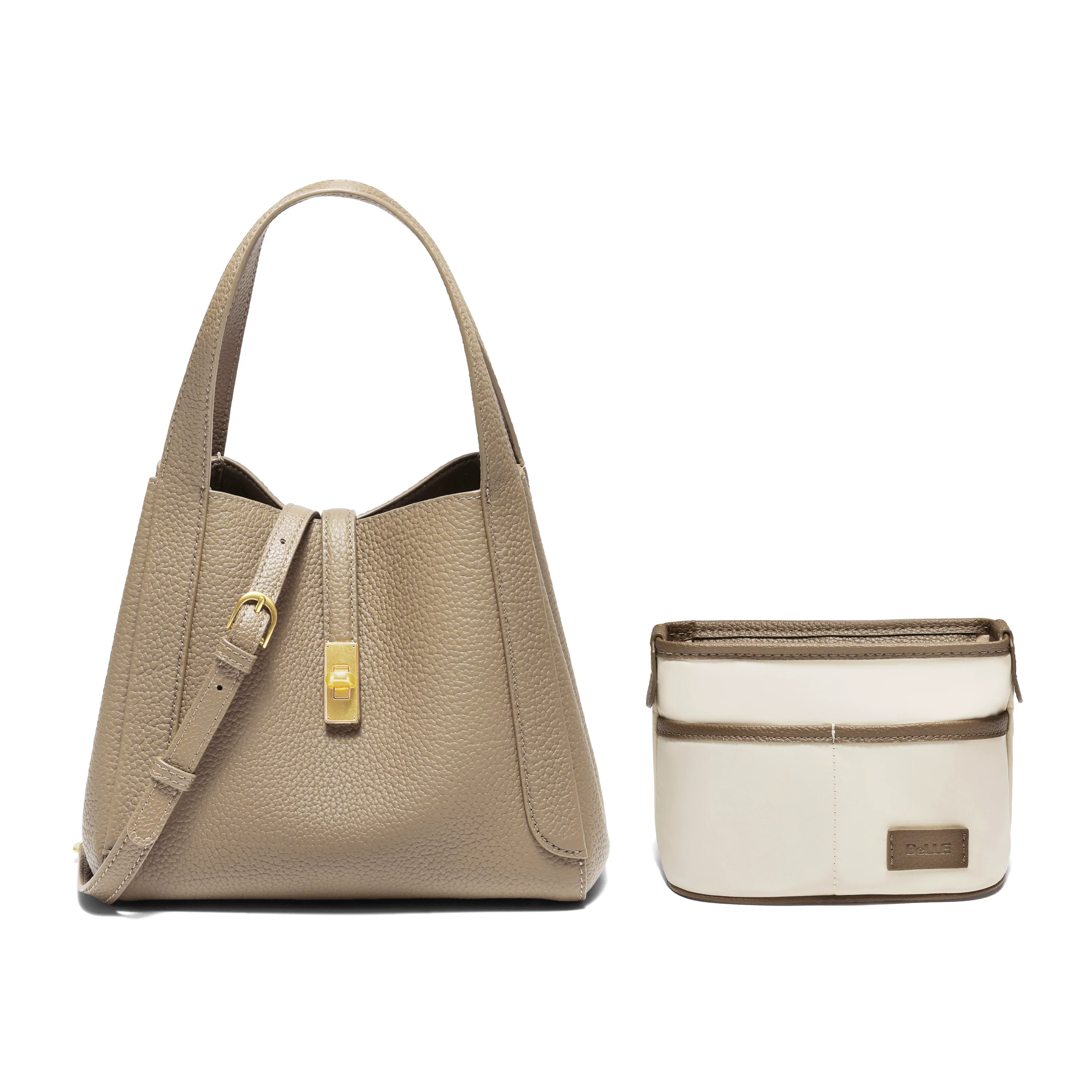 Pebbled Bucket Bag - Image 18