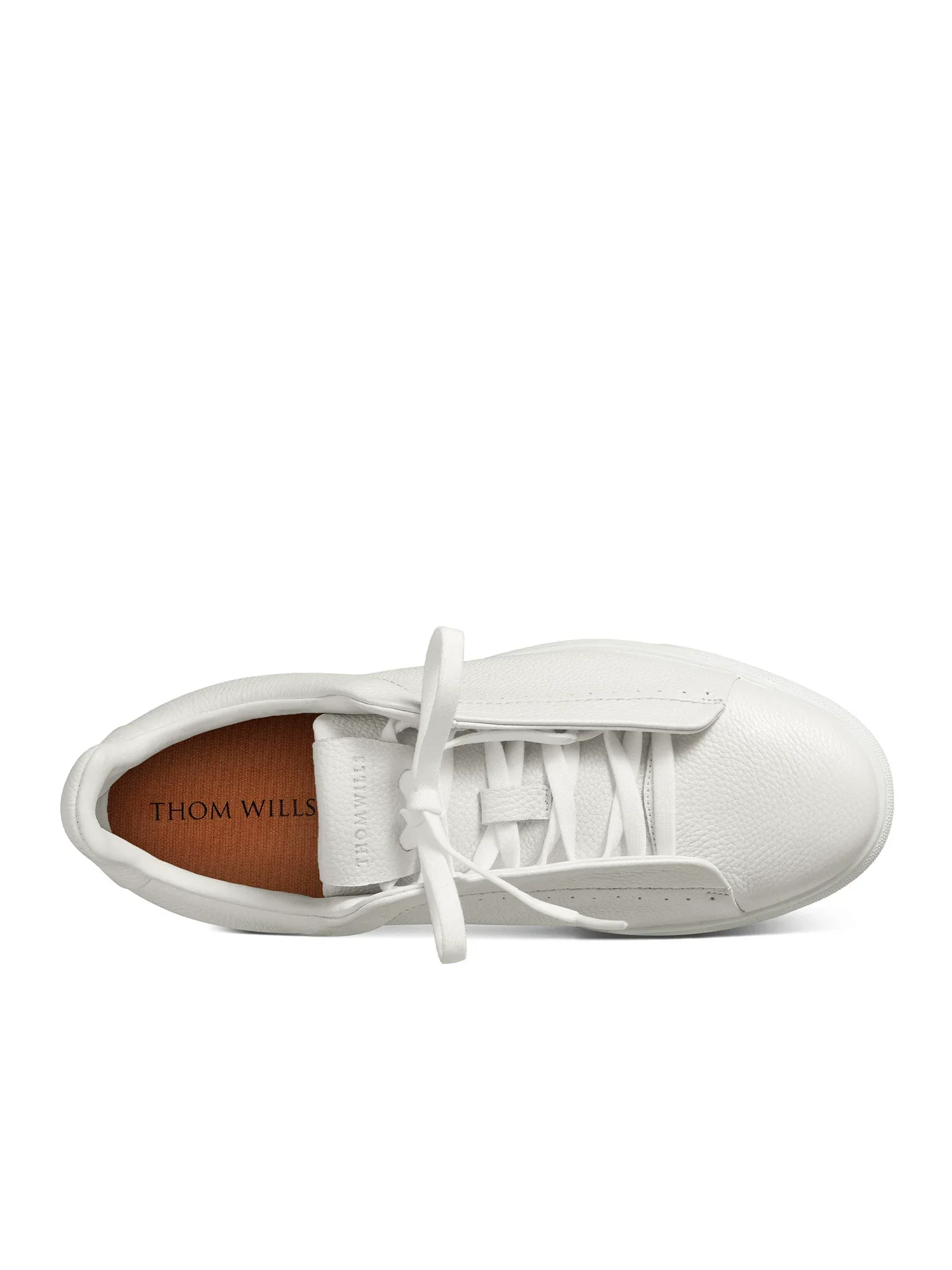 Pebbled Calf Leather Low-Top Sneaker