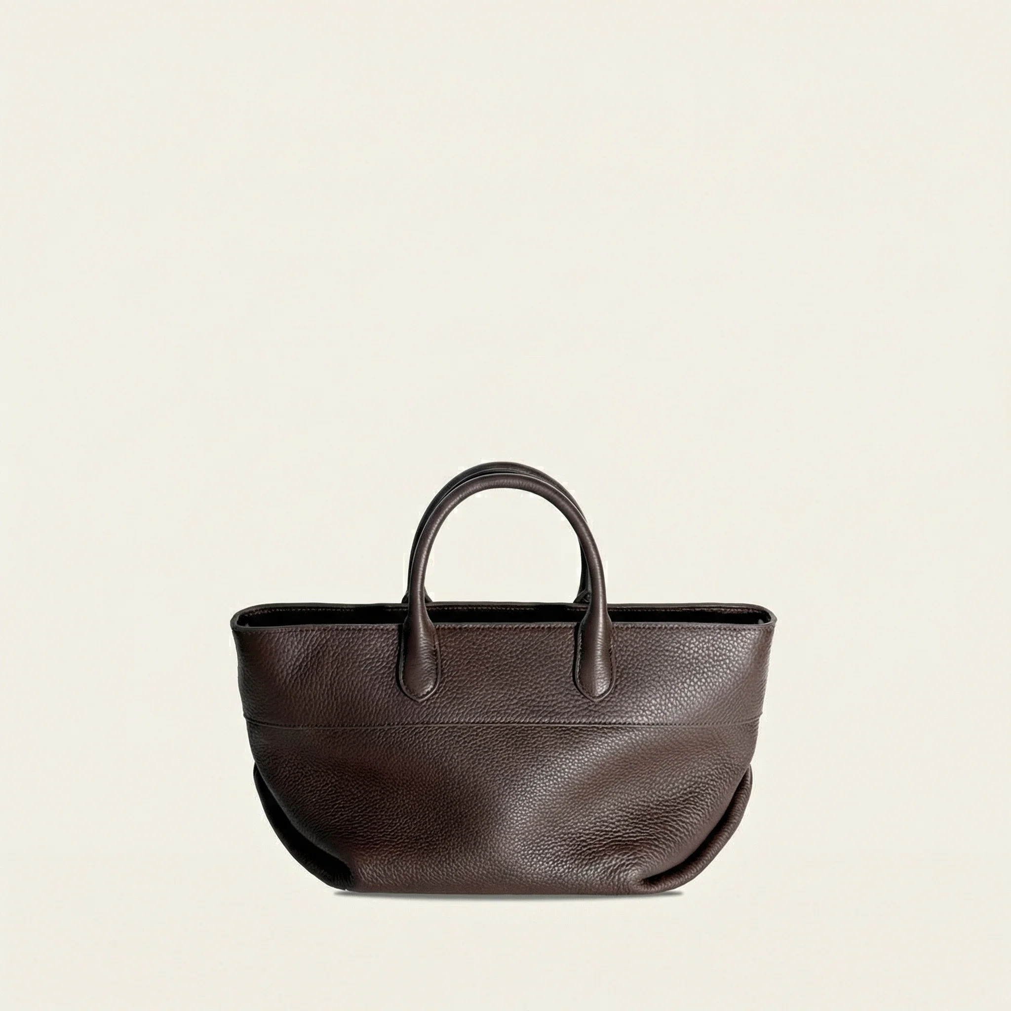 Pebbled Cowhide Zip Tote - Image 6