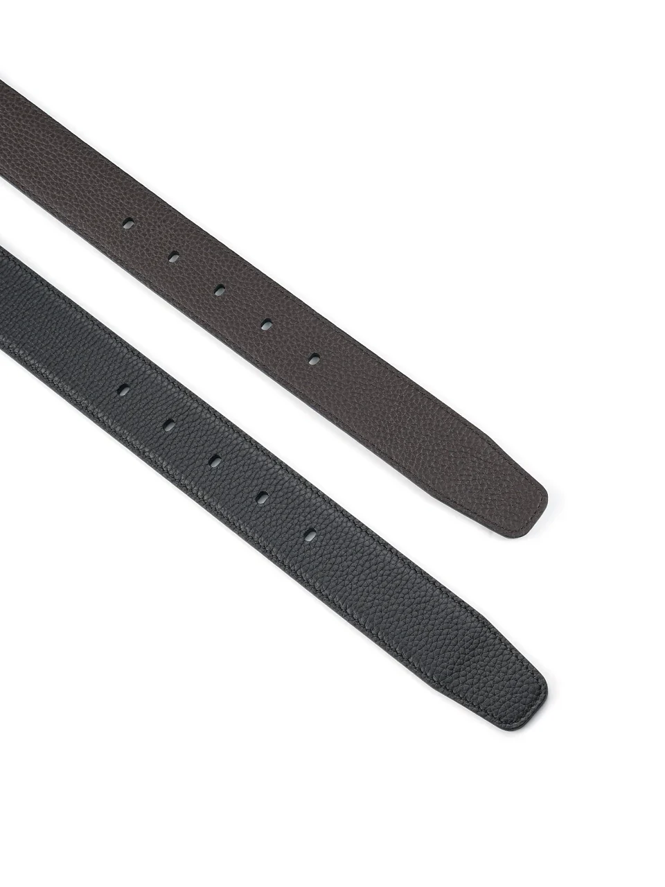 Pebbled Leather Belt 3.5 cm