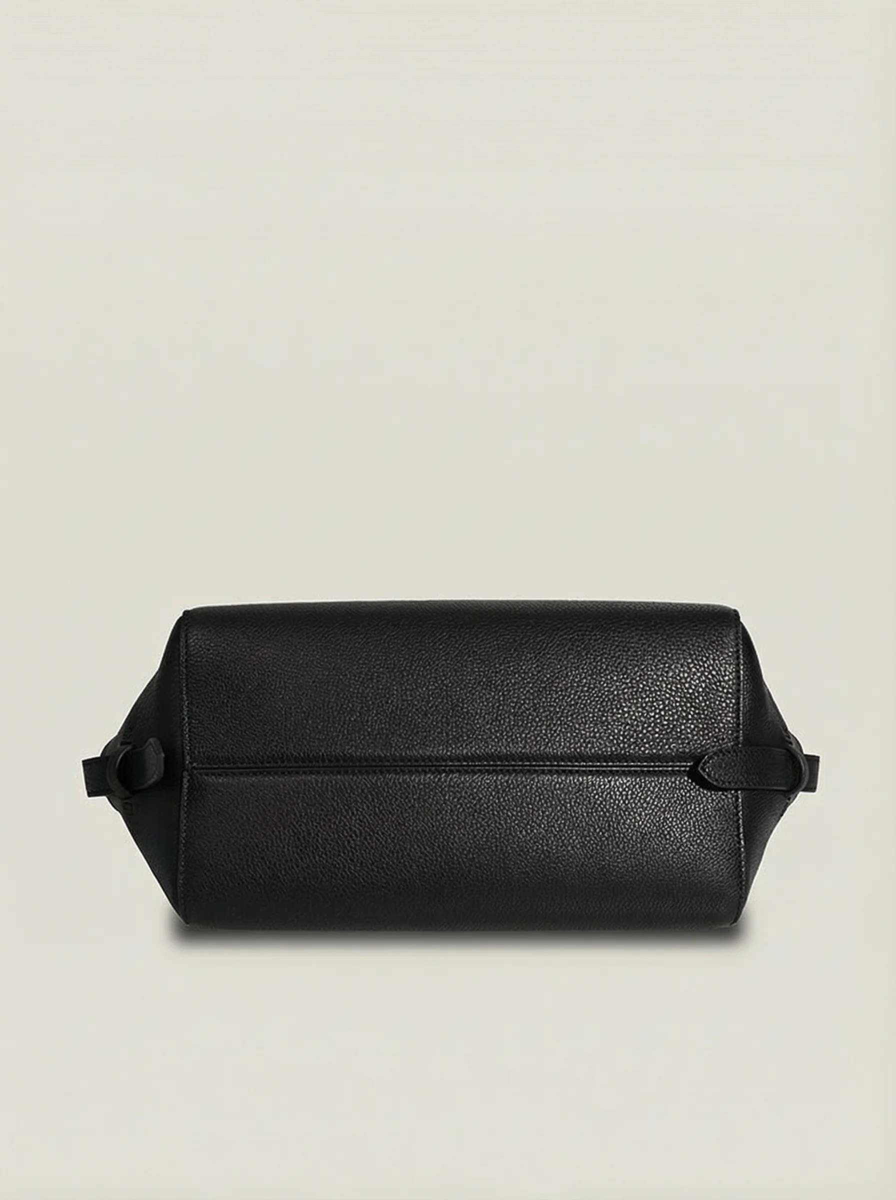Pebbled Top-Grain Leather Boston Bowling Bag - Image 5