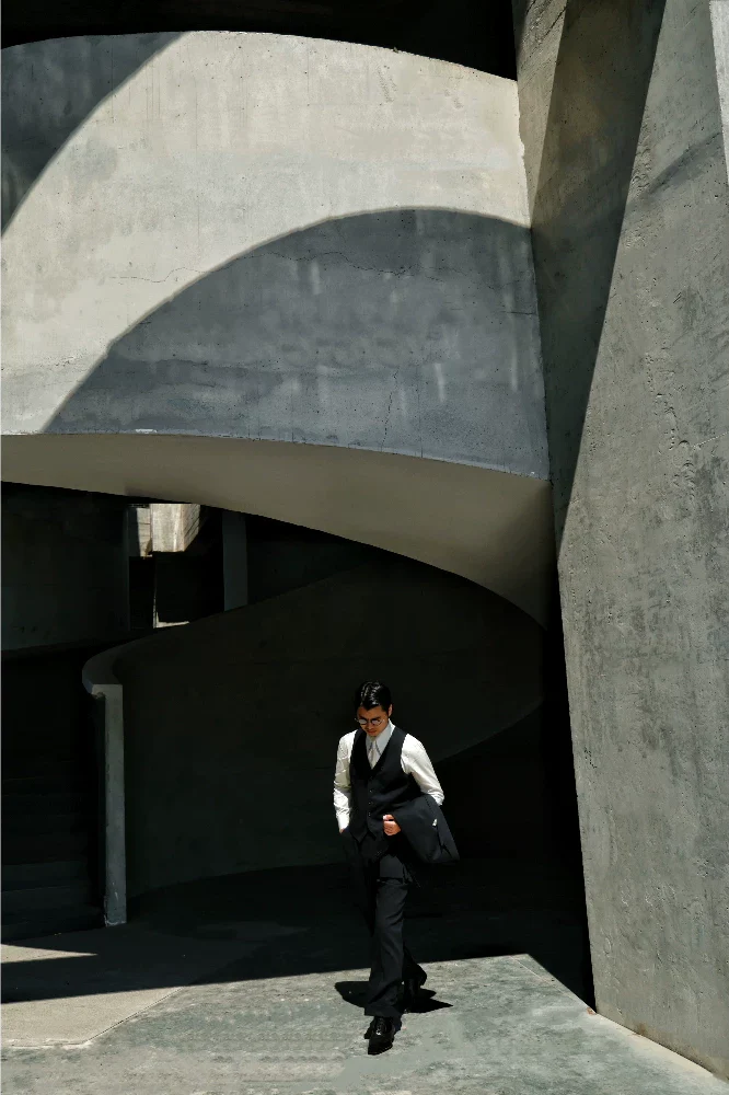 Phantom Black Wool Vest - Image 4