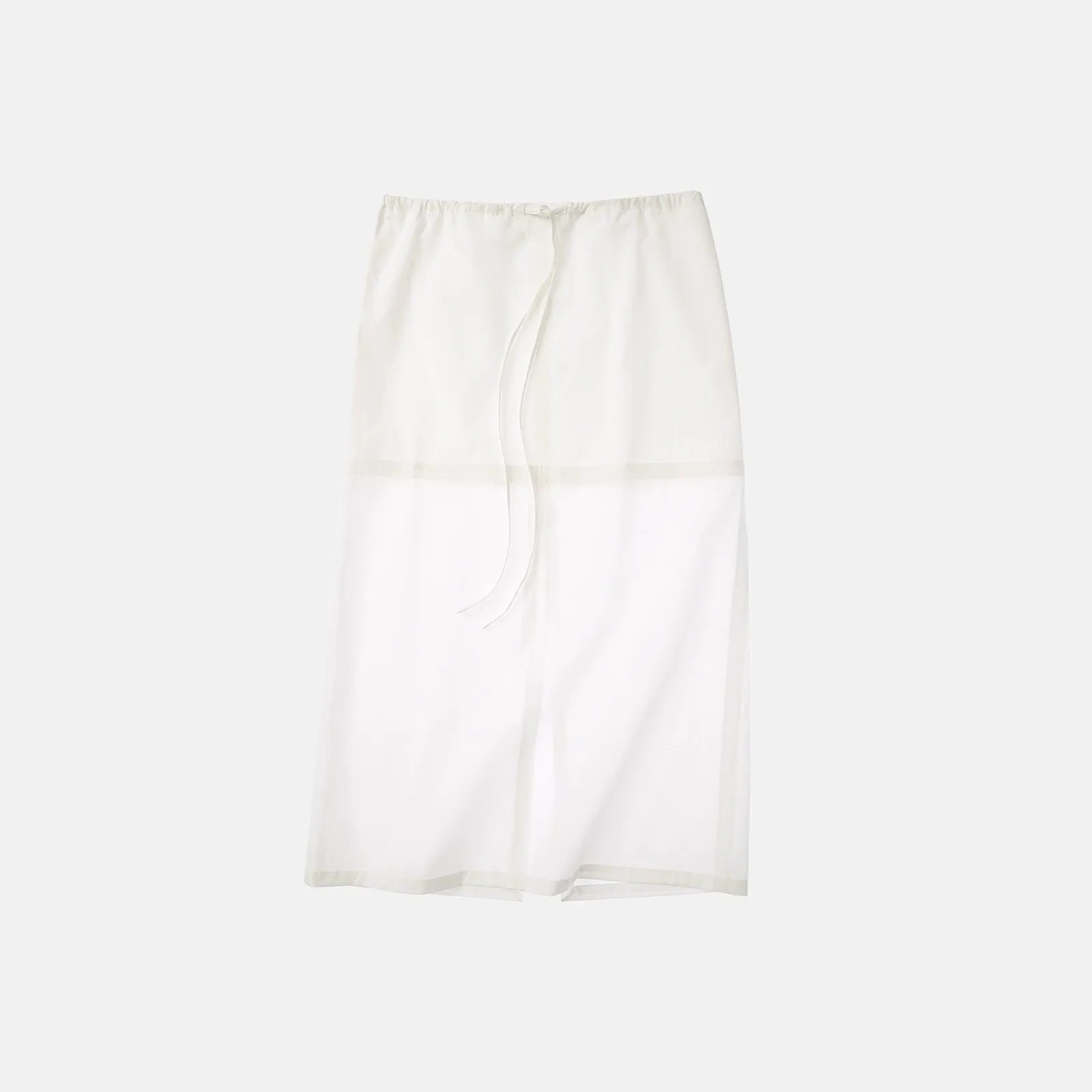 Pima Cotton Drawstring Column Skirt - Image 7