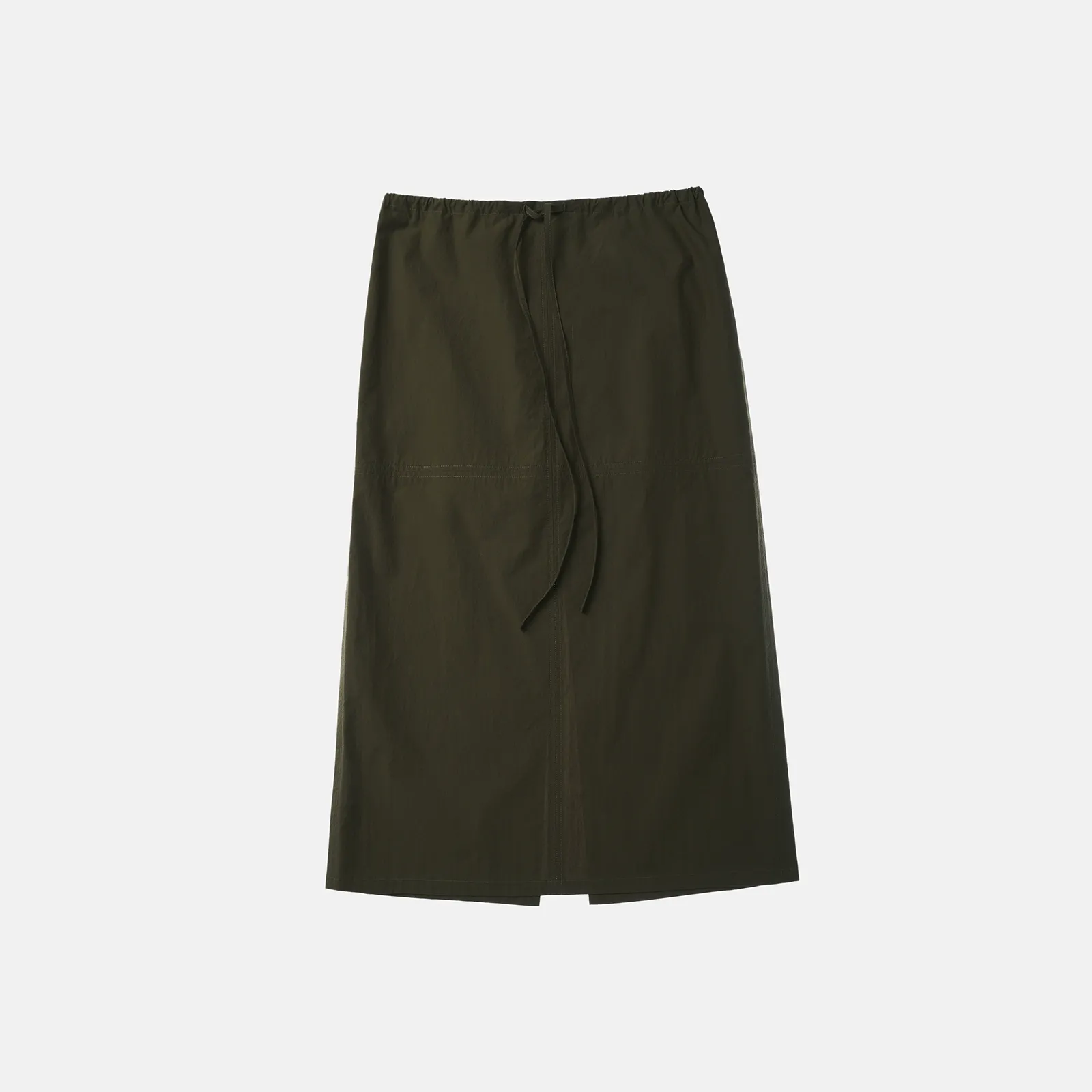 Pima Cotton Drawstring Column Skirt - Image 8