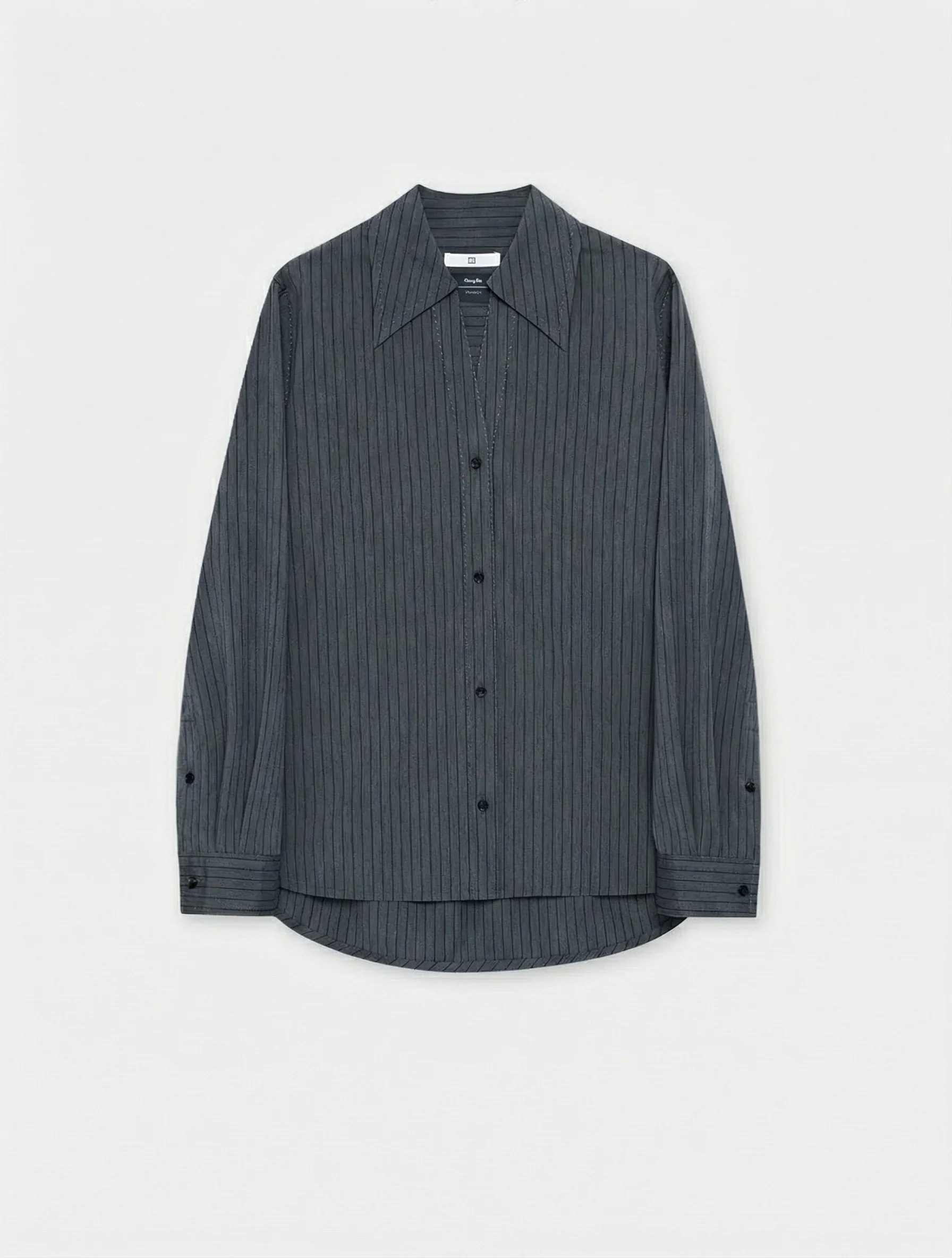 Pinstripe Shirt and Shorts Set - Image 2
