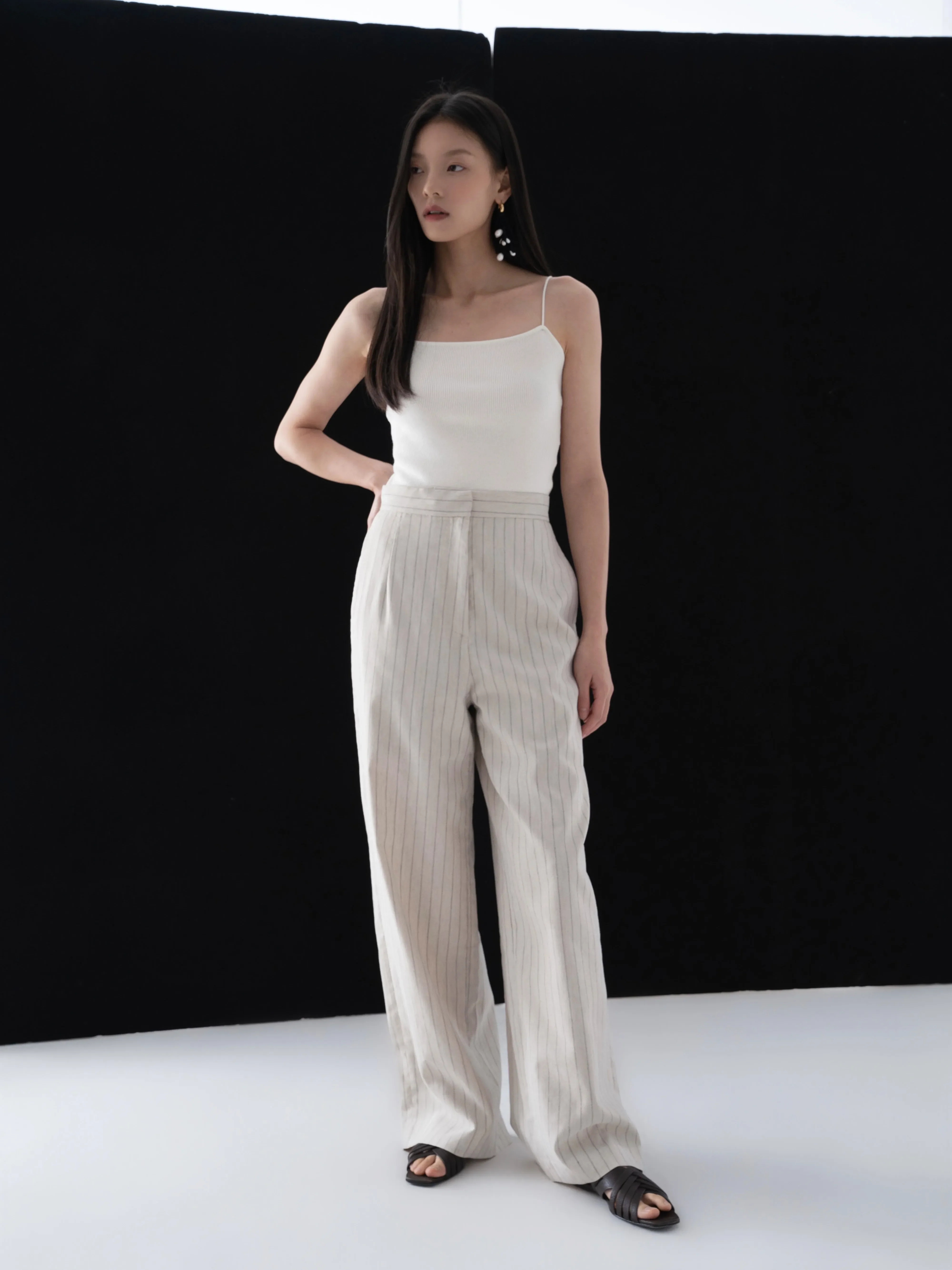 Pinstriped Vest and Skirt Set - Image 6
