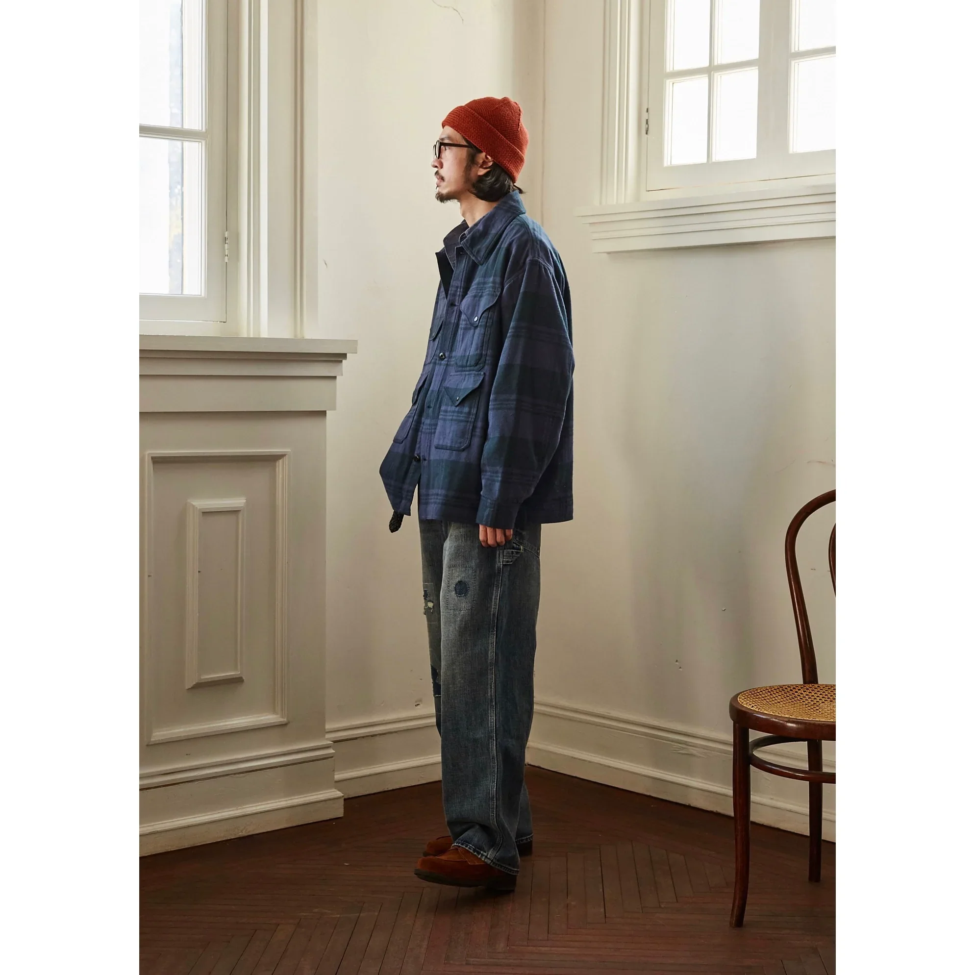 Plaid Cruiser Shirt Jacket - Image 3