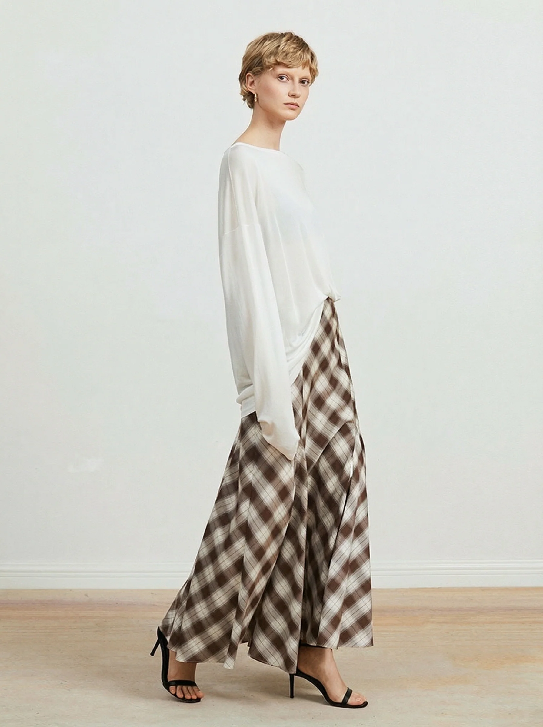 Plaid Maxi Skirt - Image 6