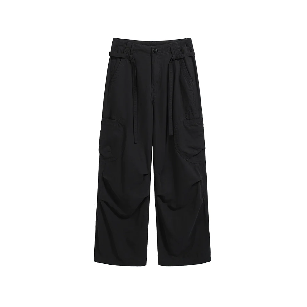 Plaid Wide-Leg Cargo Pants - Image 7