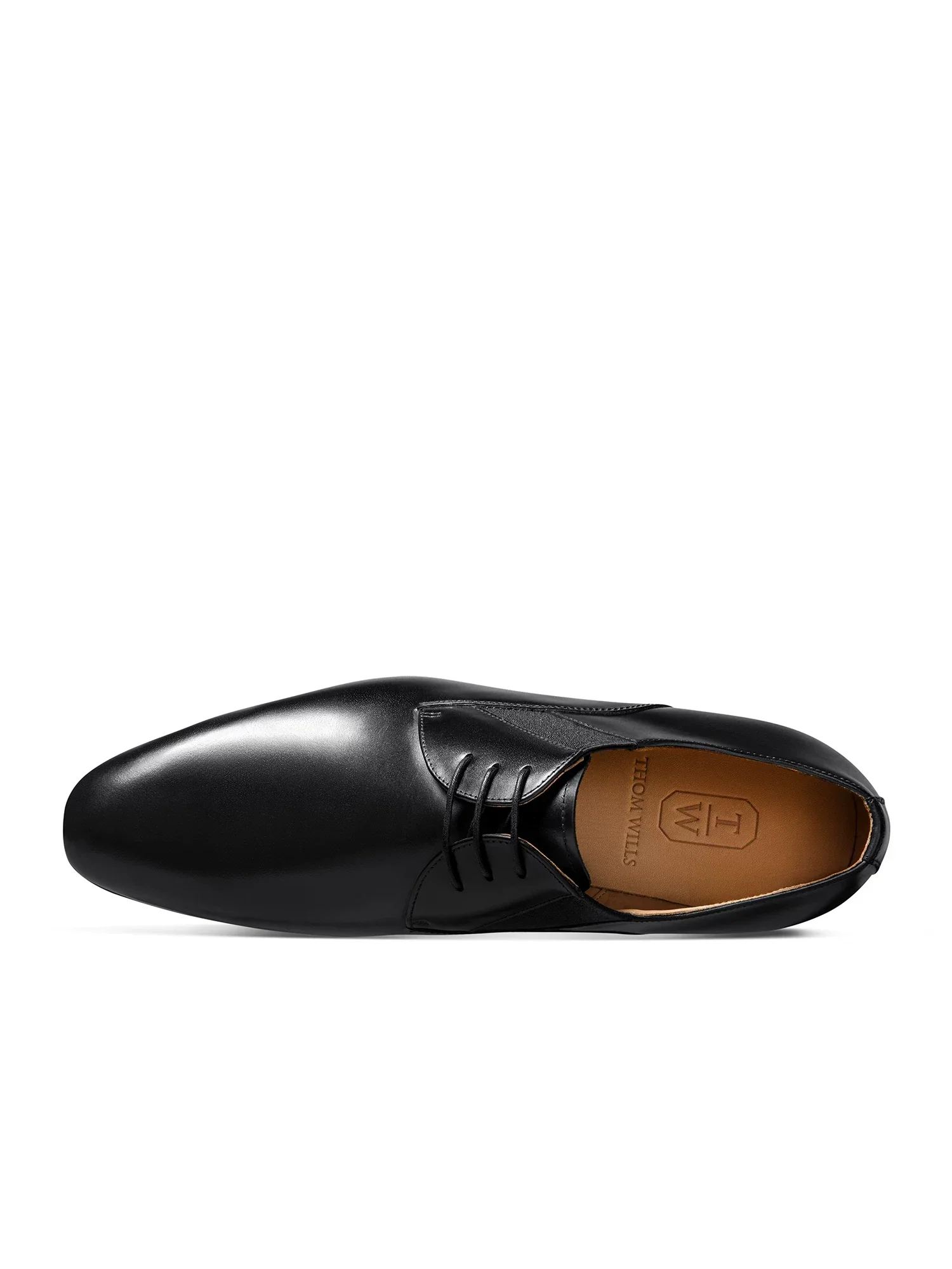 Plain-Toe Calf Leather Derby - Image 2