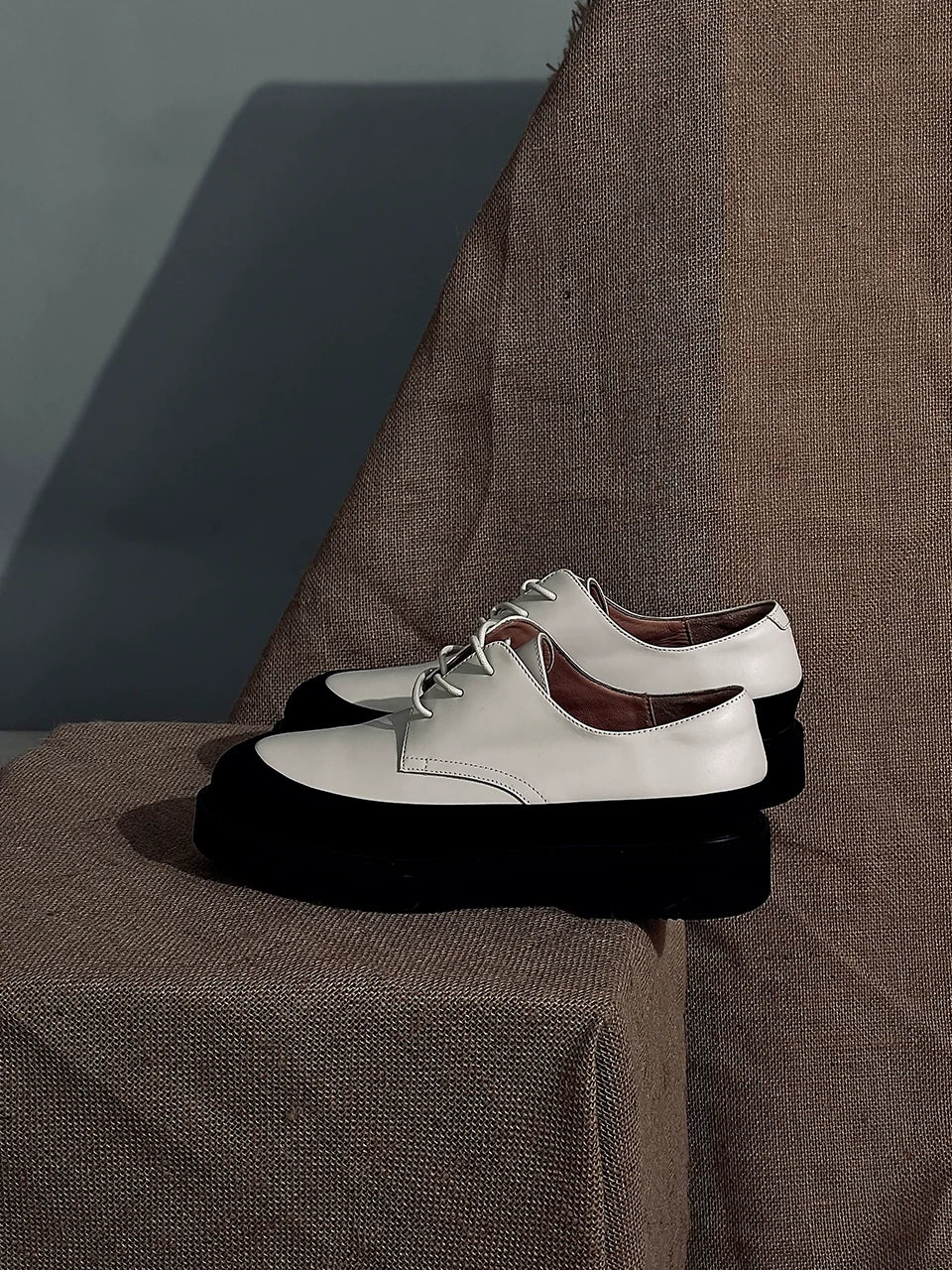 Platform Leather Derby - Image 4
