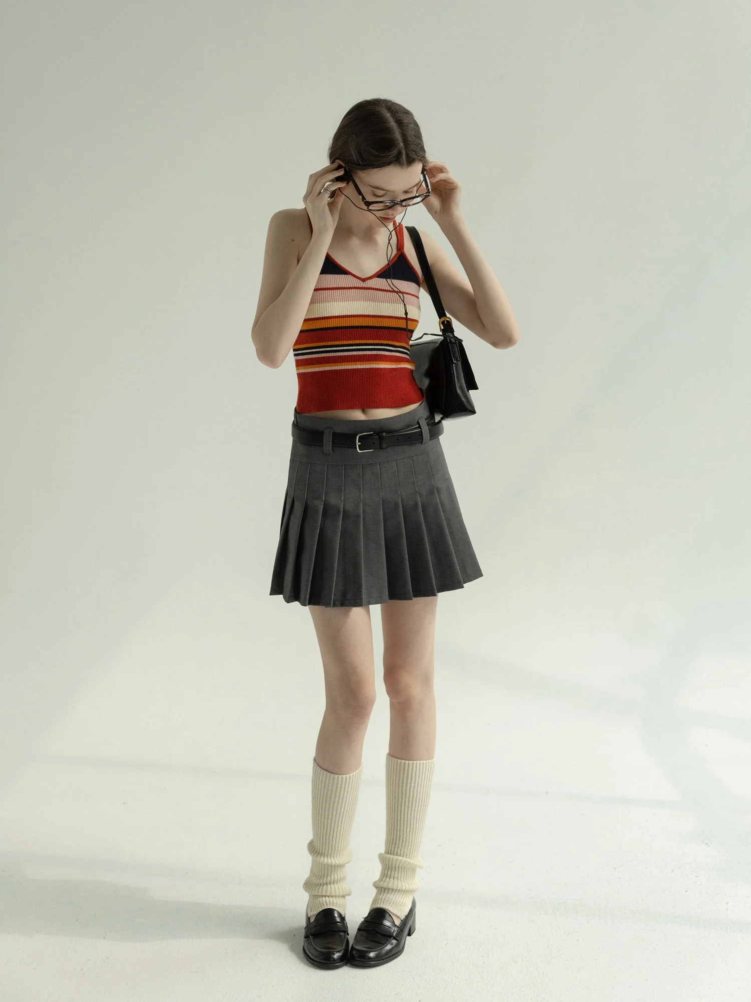 Pleated A-Line Skirt - Image 4