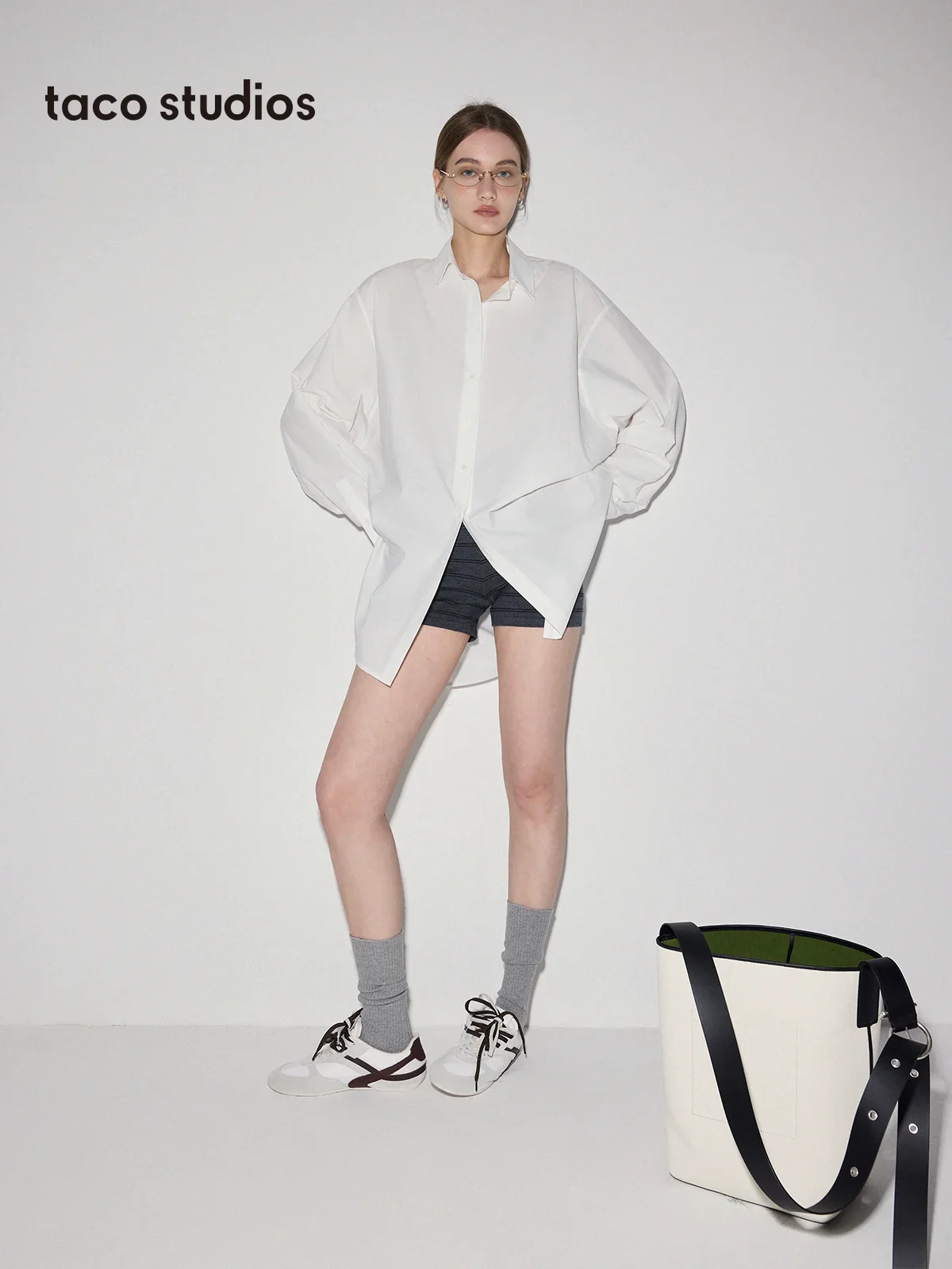 Pleated Cotton Shirt - Image 2