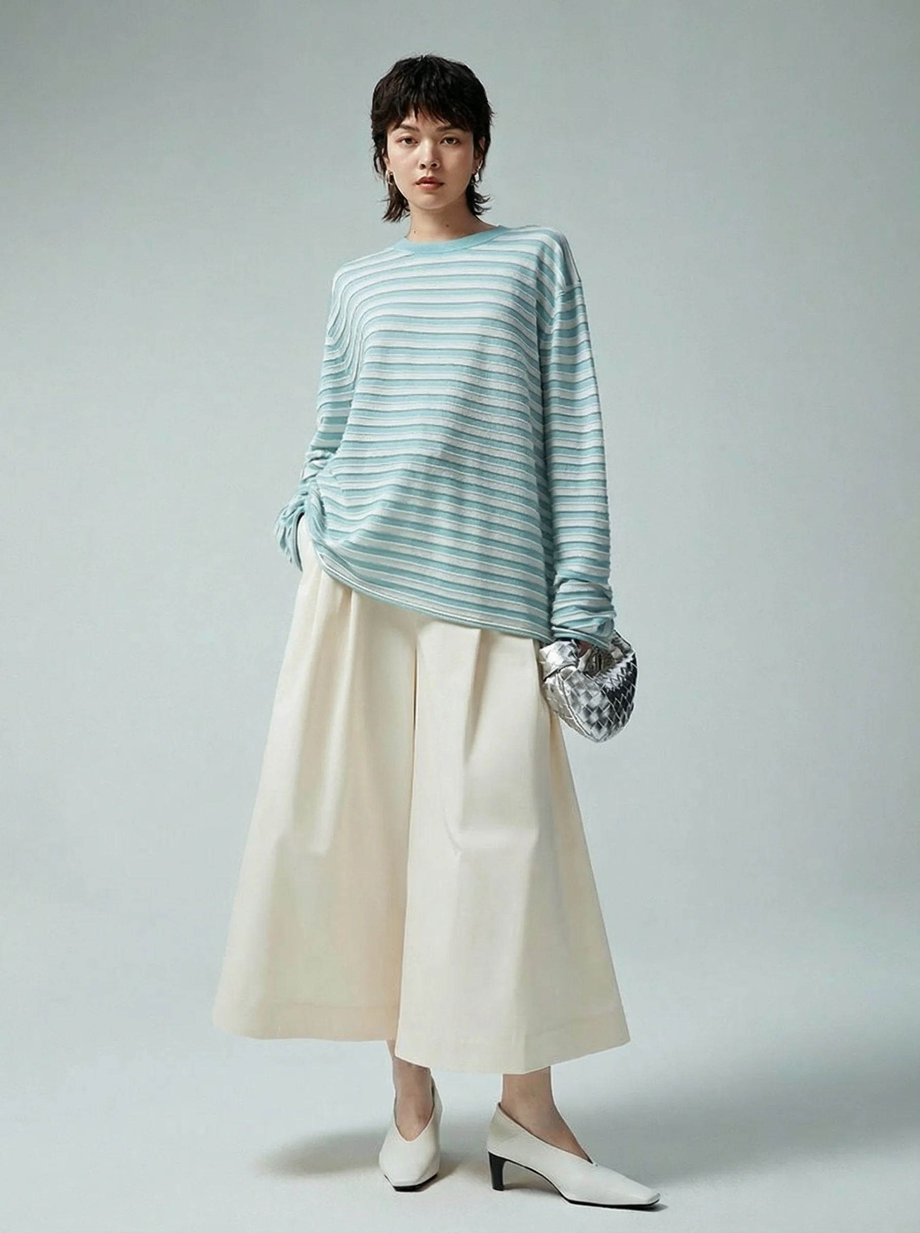 Pleated Culotte Pants - Image 5