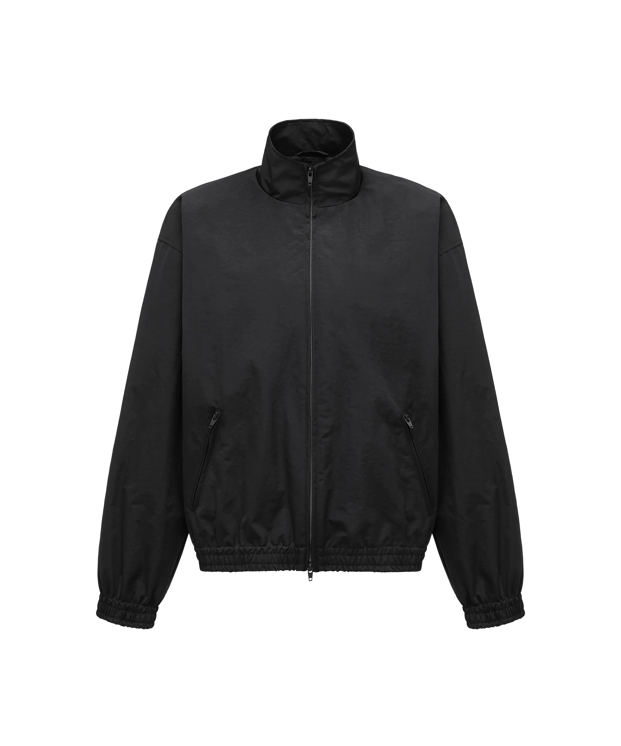 Pleated Double-Layer Nylon Jacket - Image 2