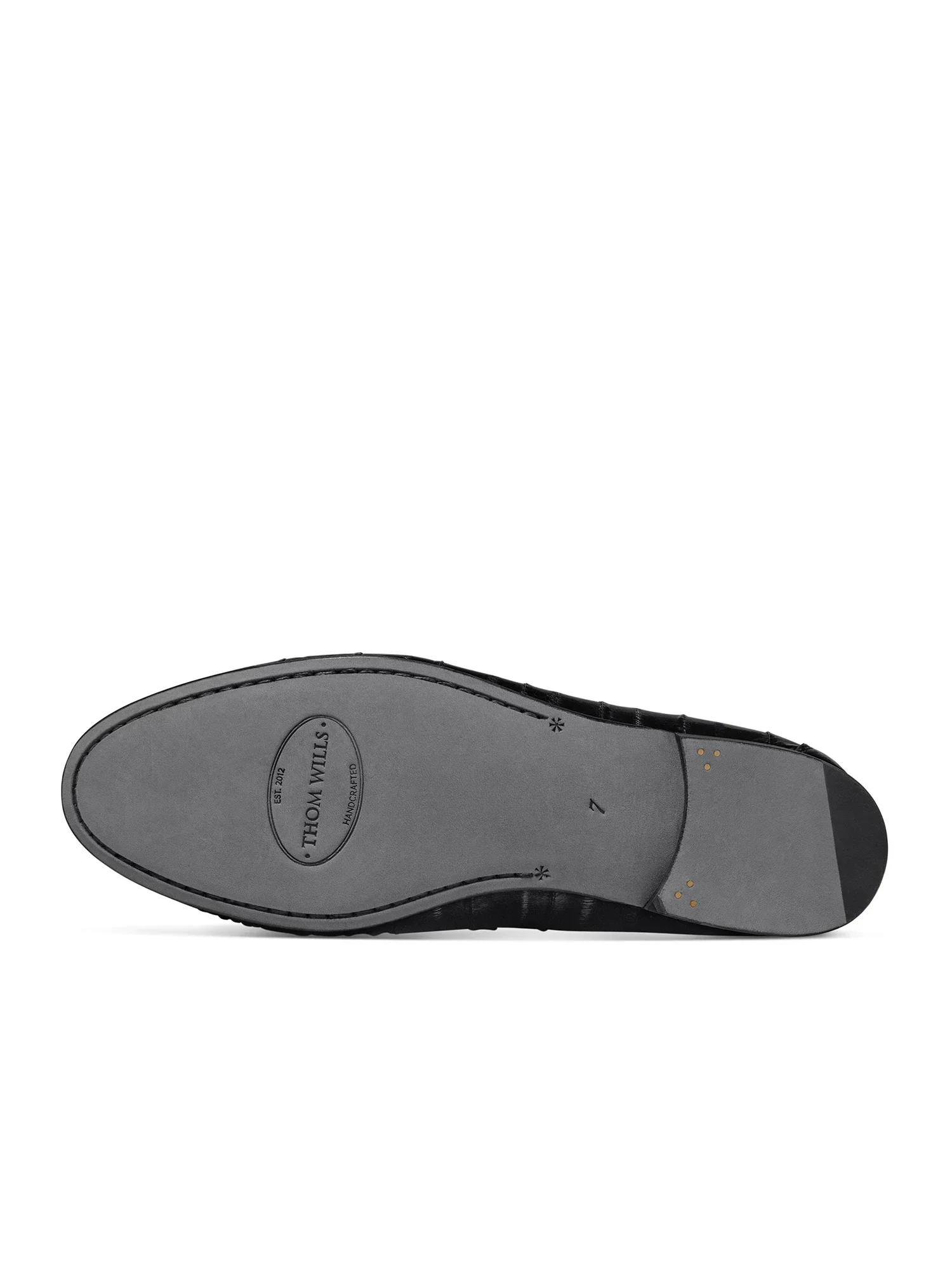 Pleated Eel Leather Penny Loafers - Image 3