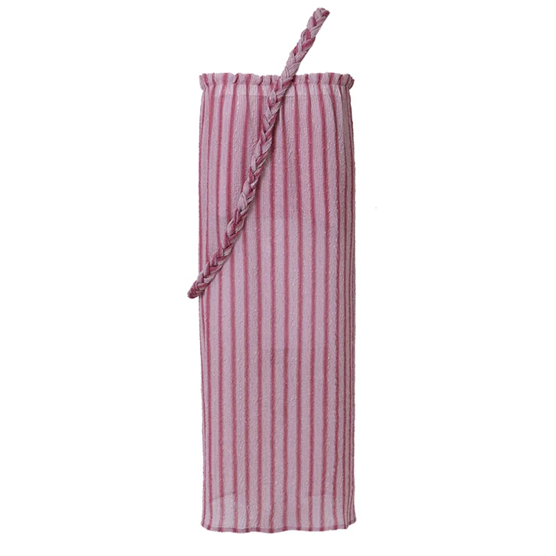 Pleated Gradient Pink Dress - Image 6