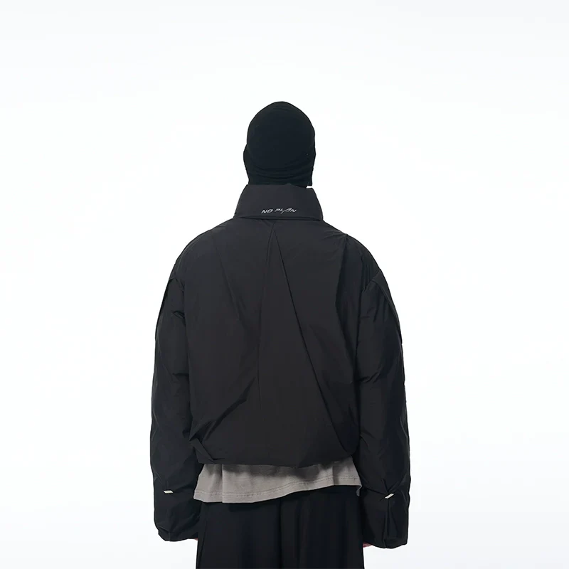 Pleated Logo Puffer Jacket - Image 3