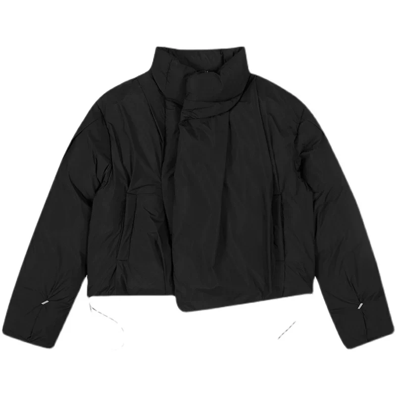 Pleated Logo Puffer Jacket - Image 4