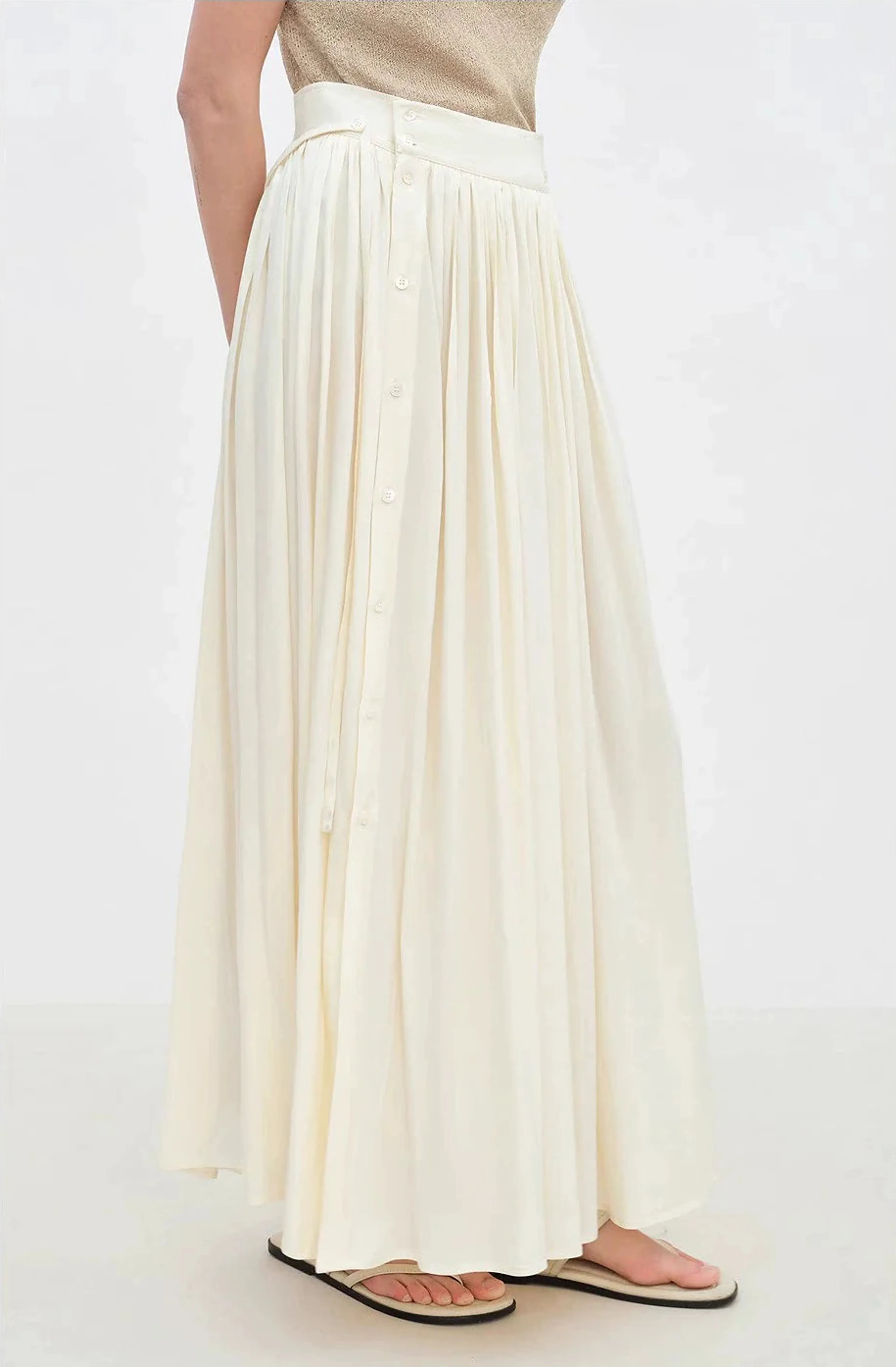 Pleated Maxi Skirt - Image 5
