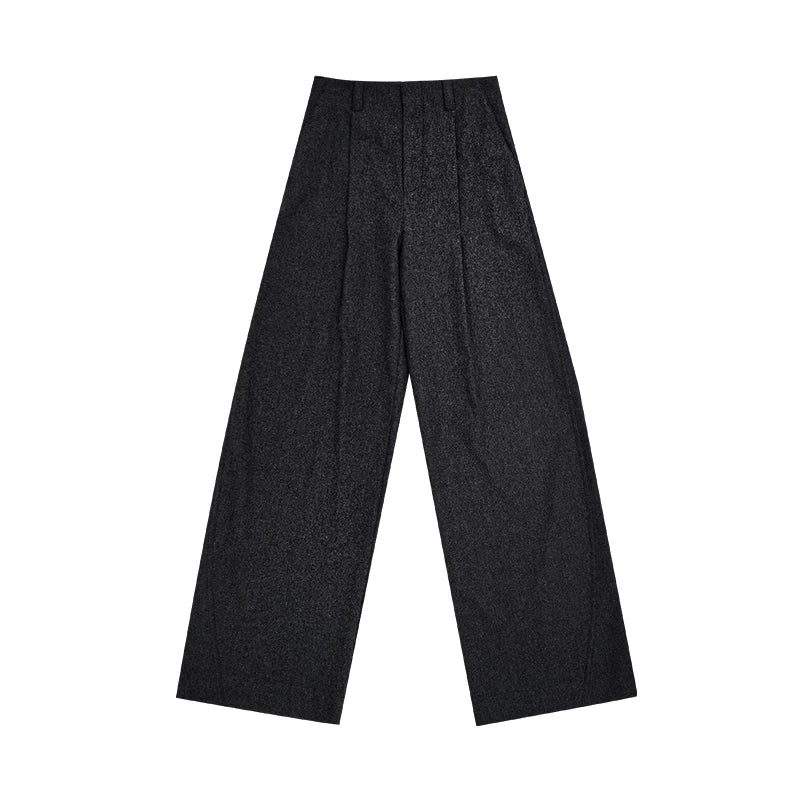 Pleated Merino Trousers - Image 6
