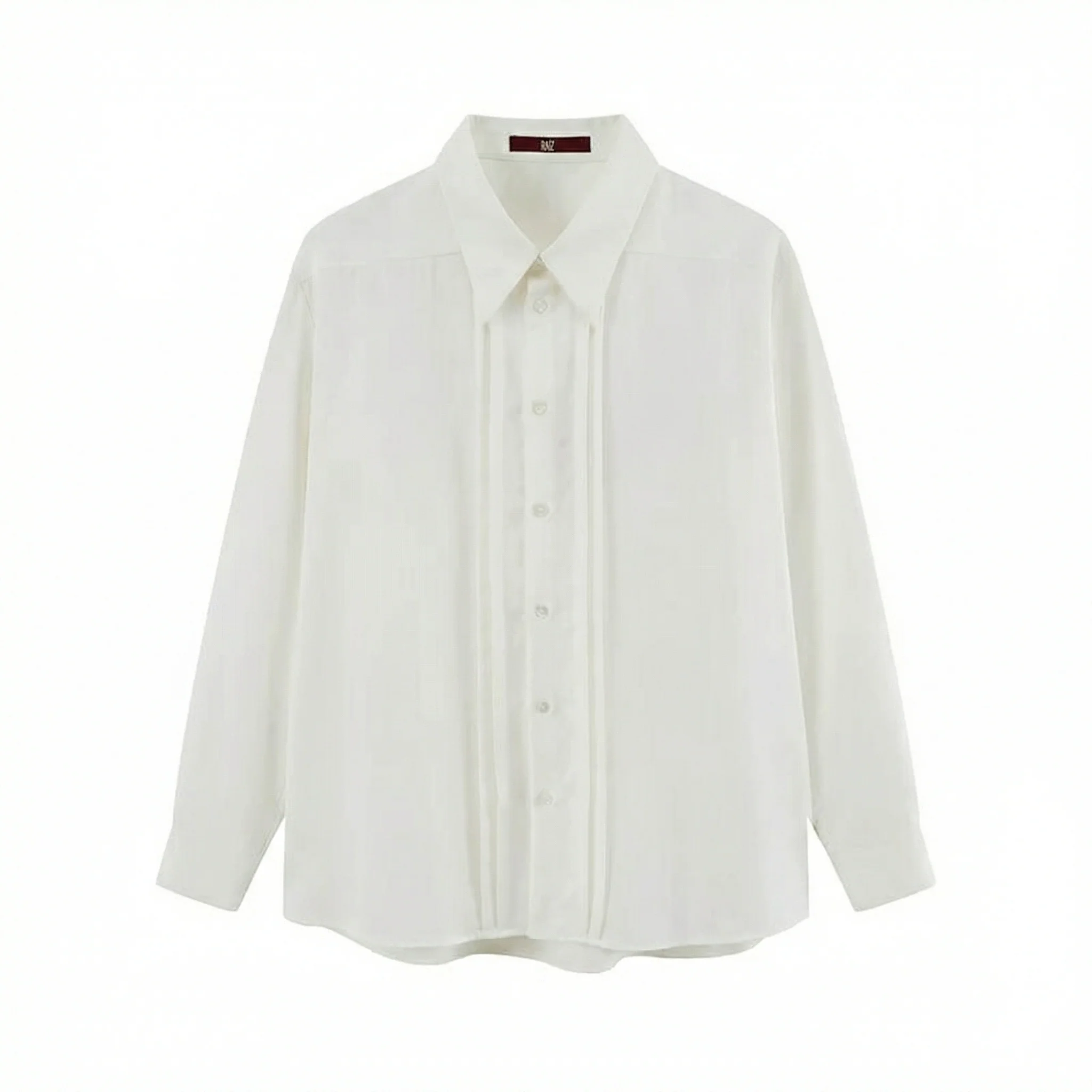 Pleated Placket Shirt - Image 6