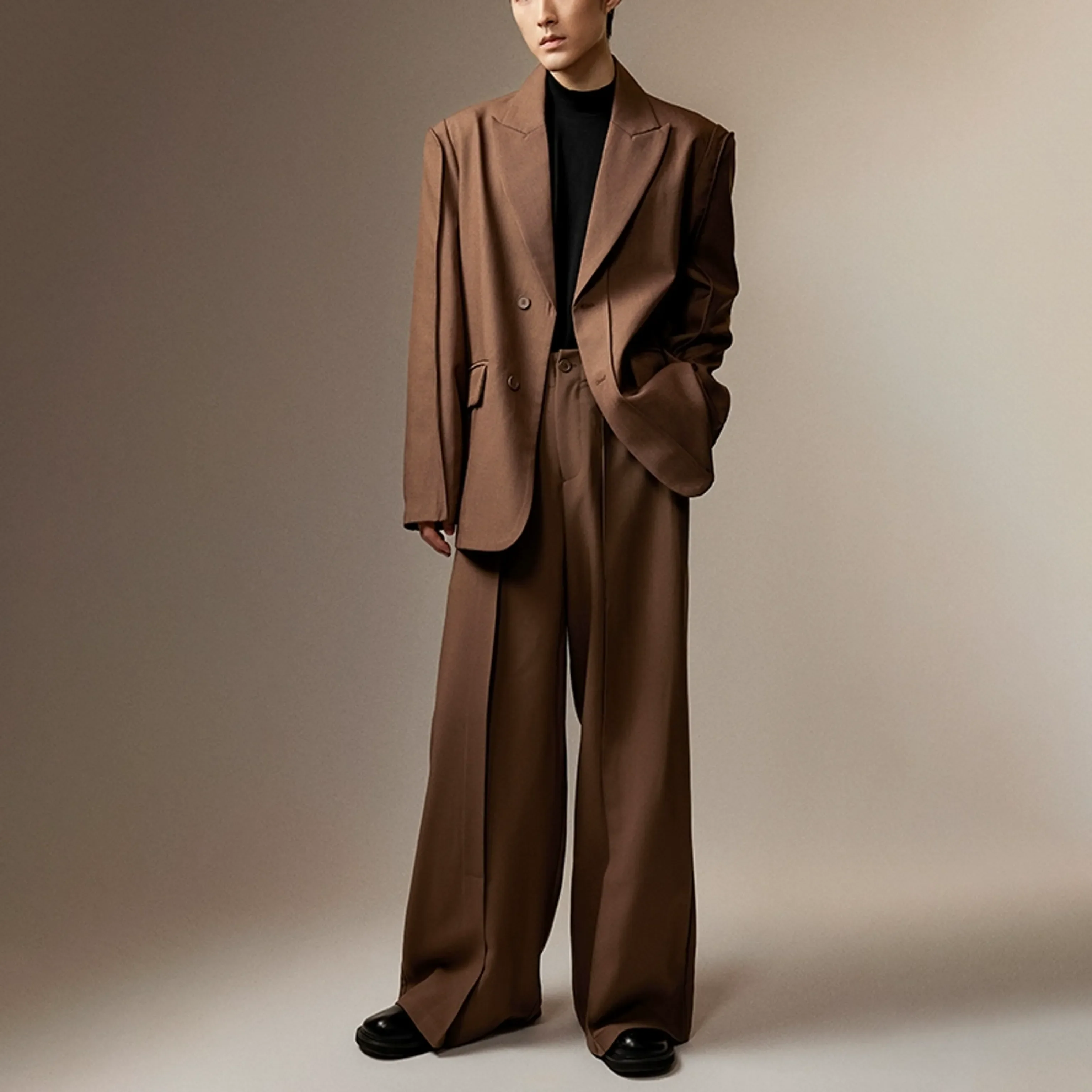 Pleated Suit Trousers - Image 6