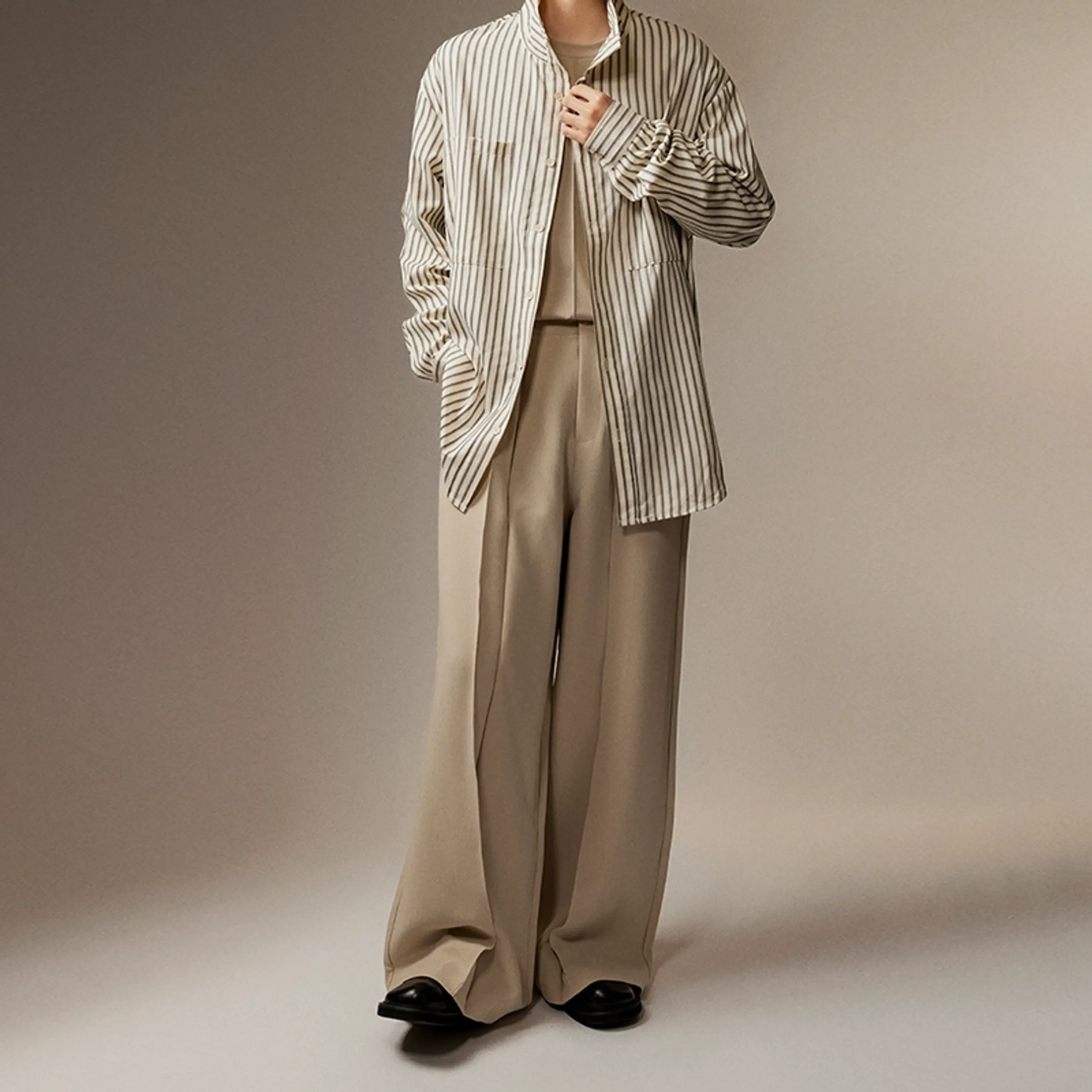 Pleated Suit Trousers - Image 7