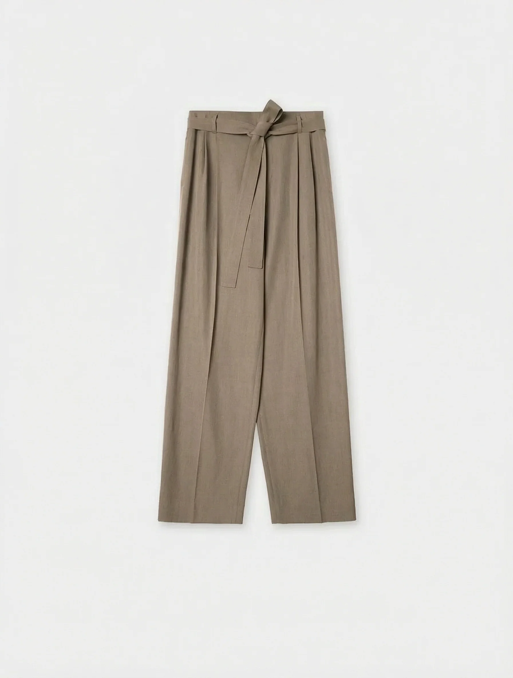 Pleated Wide-Leg Trousers - Image 6