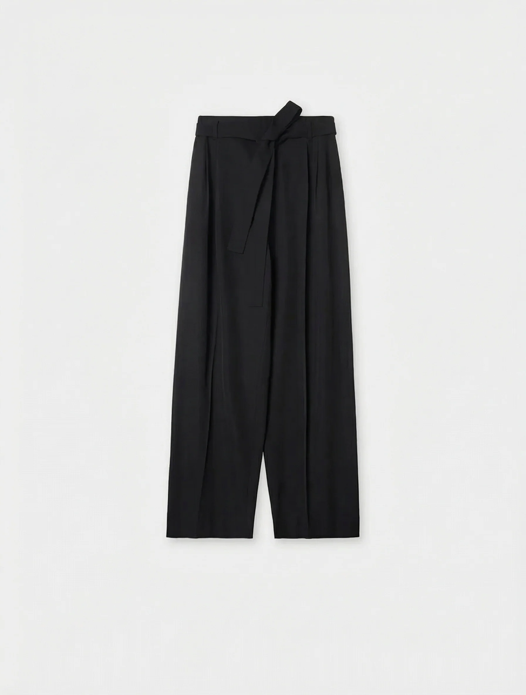 Pleated Wide-Leg Trousers - Image 8
