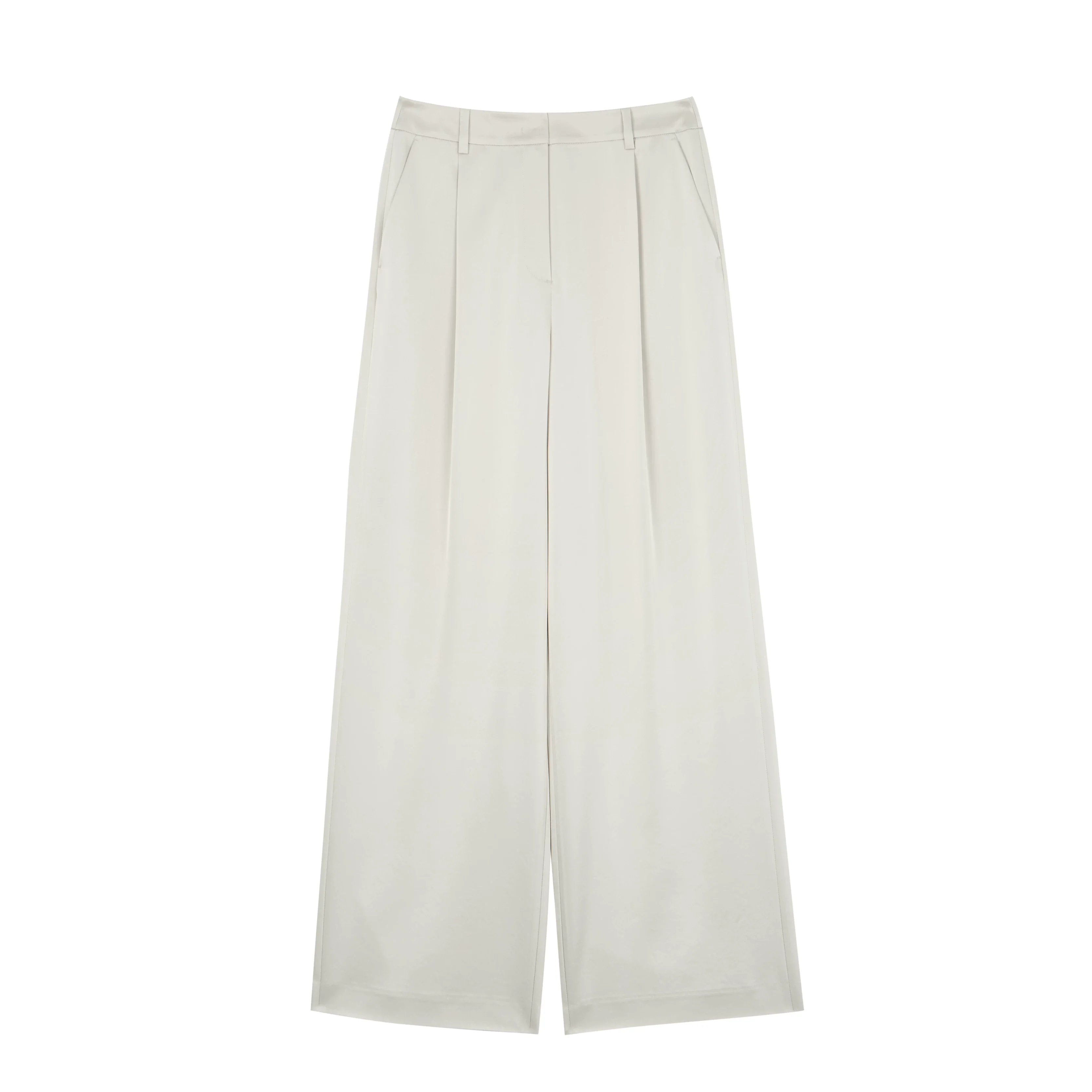 Pleated Wide-Leg Trousers - Image 4