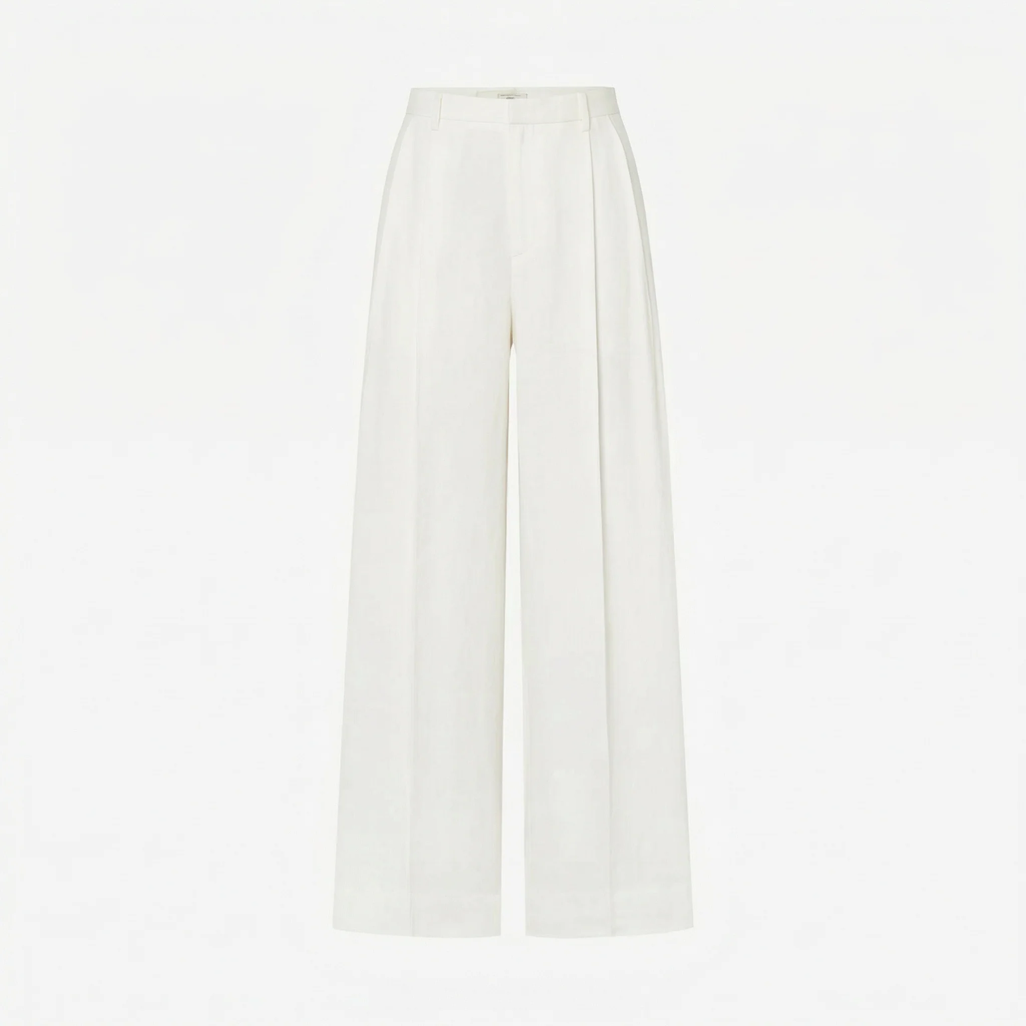 Pleated Wide-Leg Trousers - Image 6