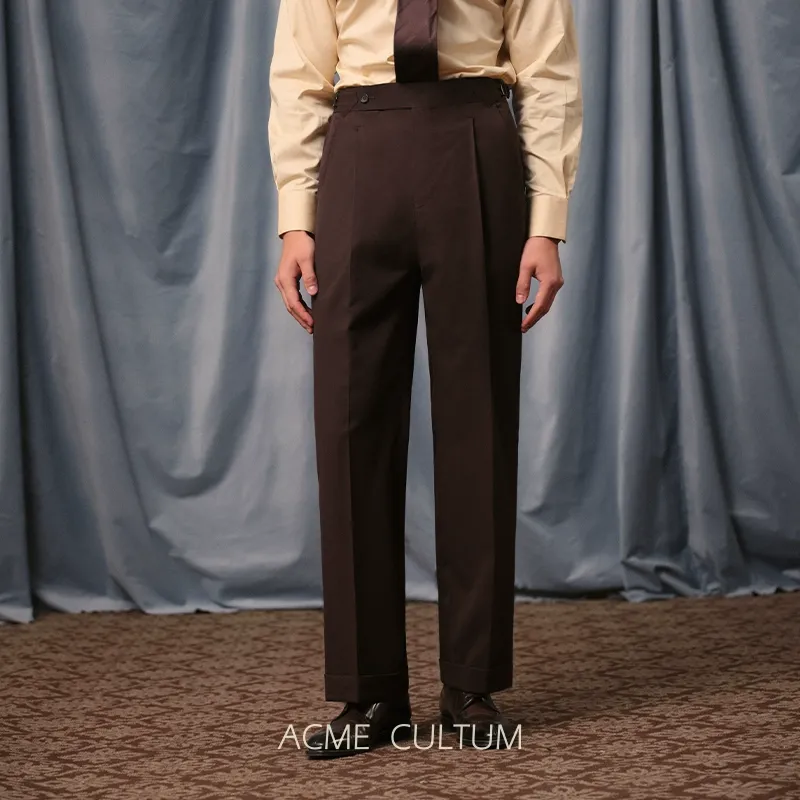 Pleated Wool Trousers - Image 4