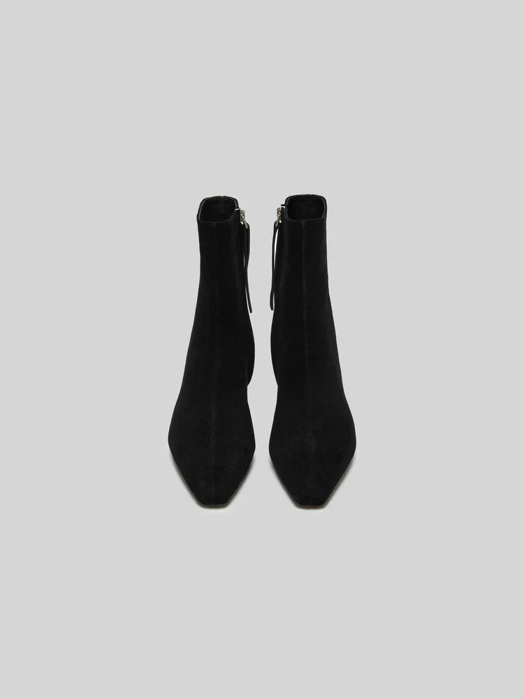 Pointed Zip Ankle Boots - Image 2