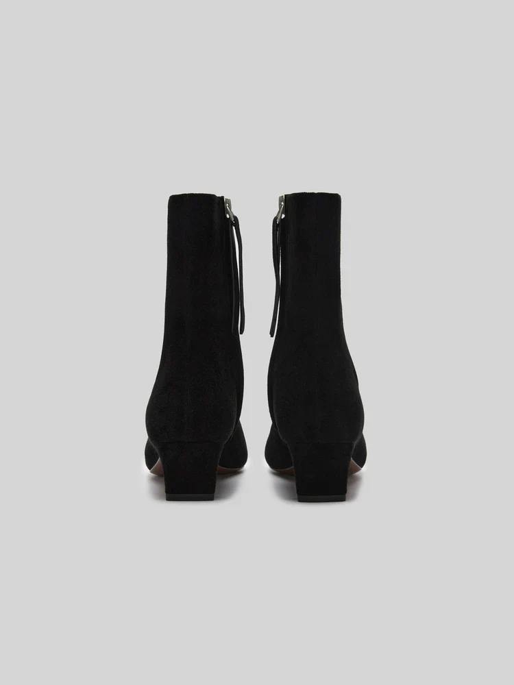Pointed Zip Ankle Boots - Image 3