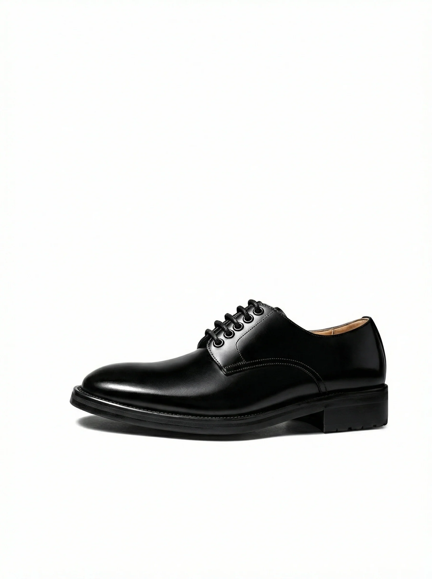 Polished Calf Plain-Toe Derby - Image 6