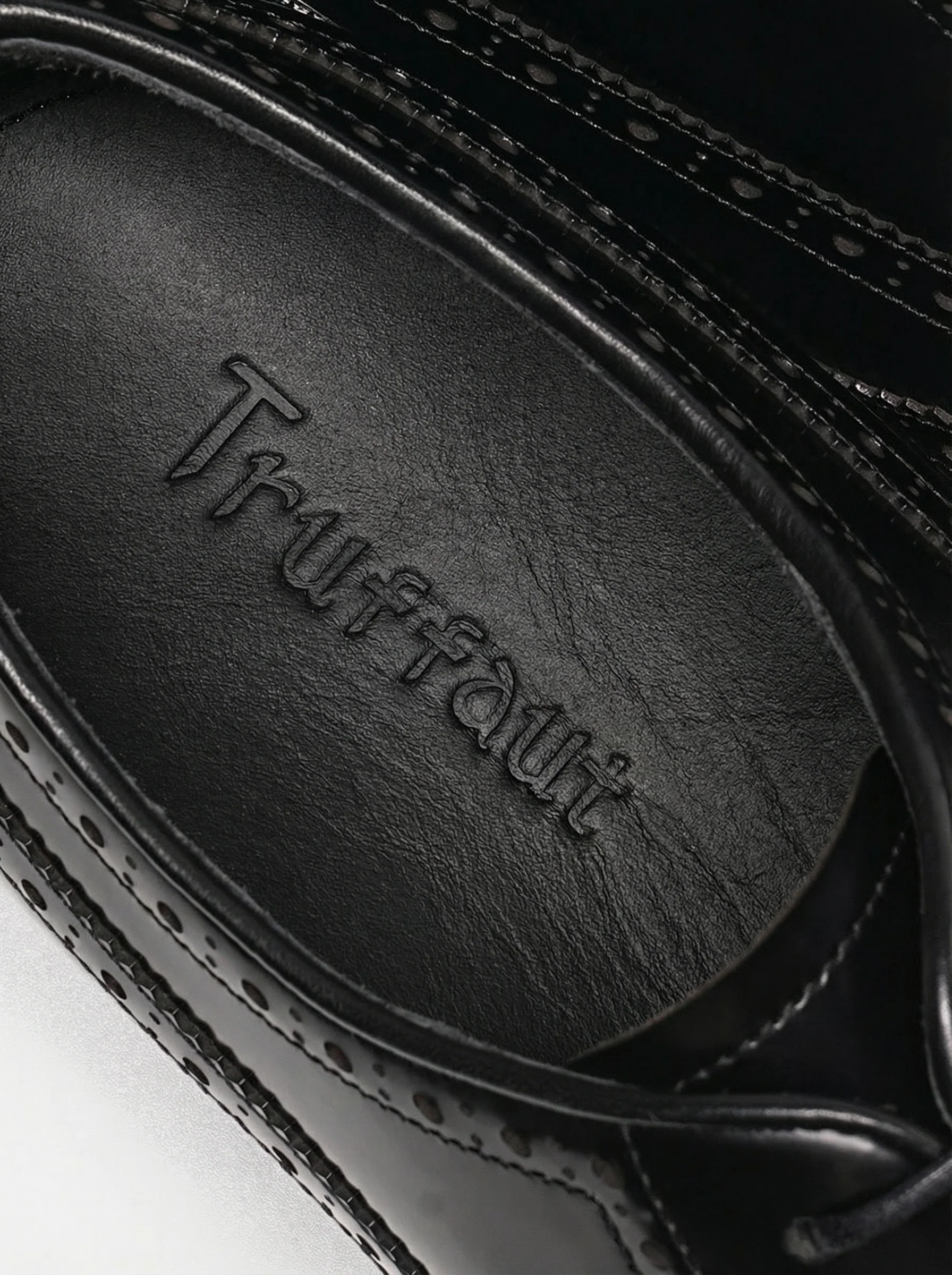 Polished Italian Leather Goodyear-Welted Wingtip Brogue - Image 4