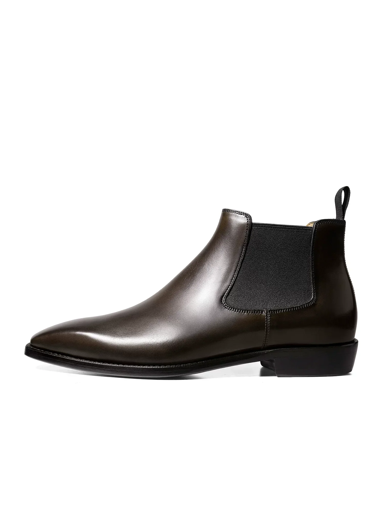Polished Top-Grain Calf Chelsea Boots - Image 2