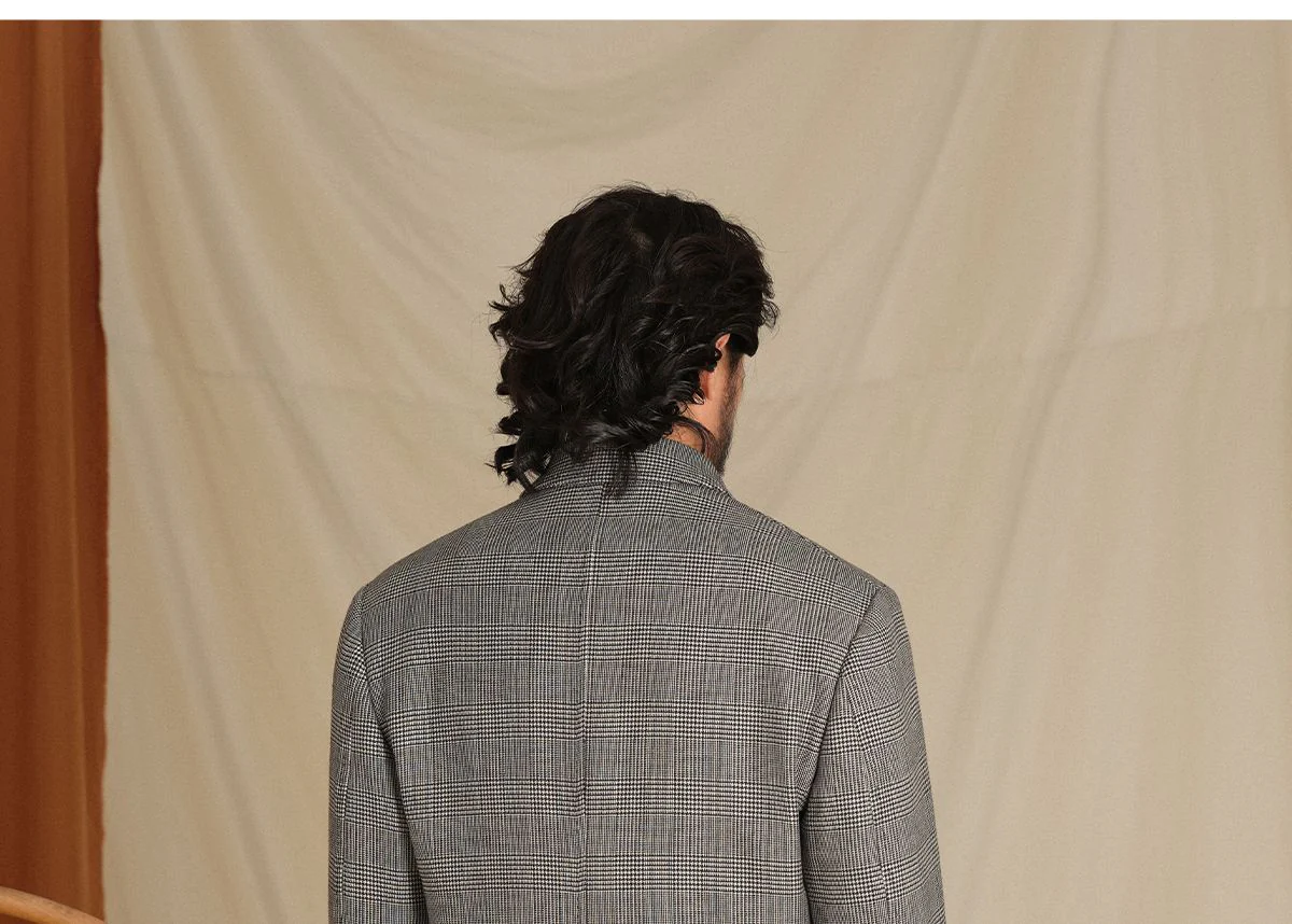 Prince Checkered Chester Coat - Image 4
