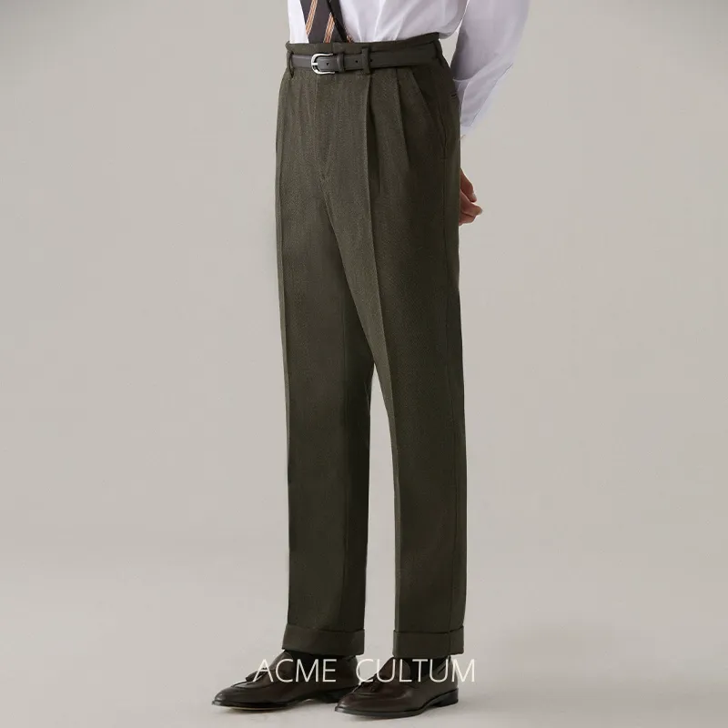 Pure Merino Wool Trousers - Image 6