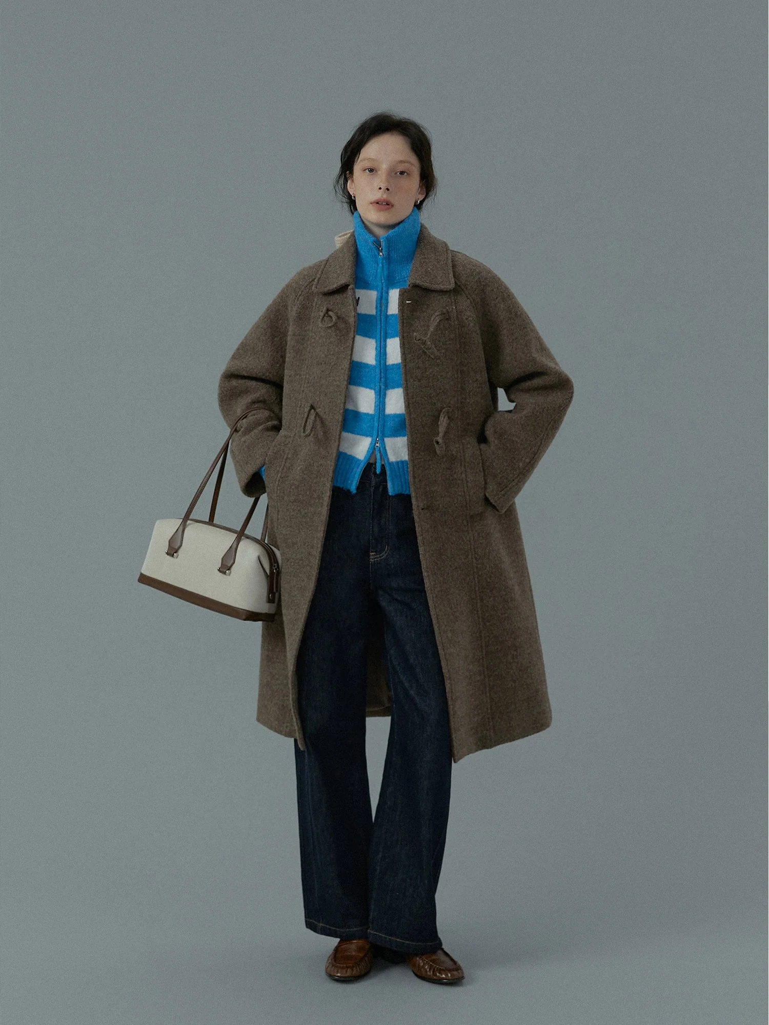 Pure Wool Bouclé Coat - Image 3