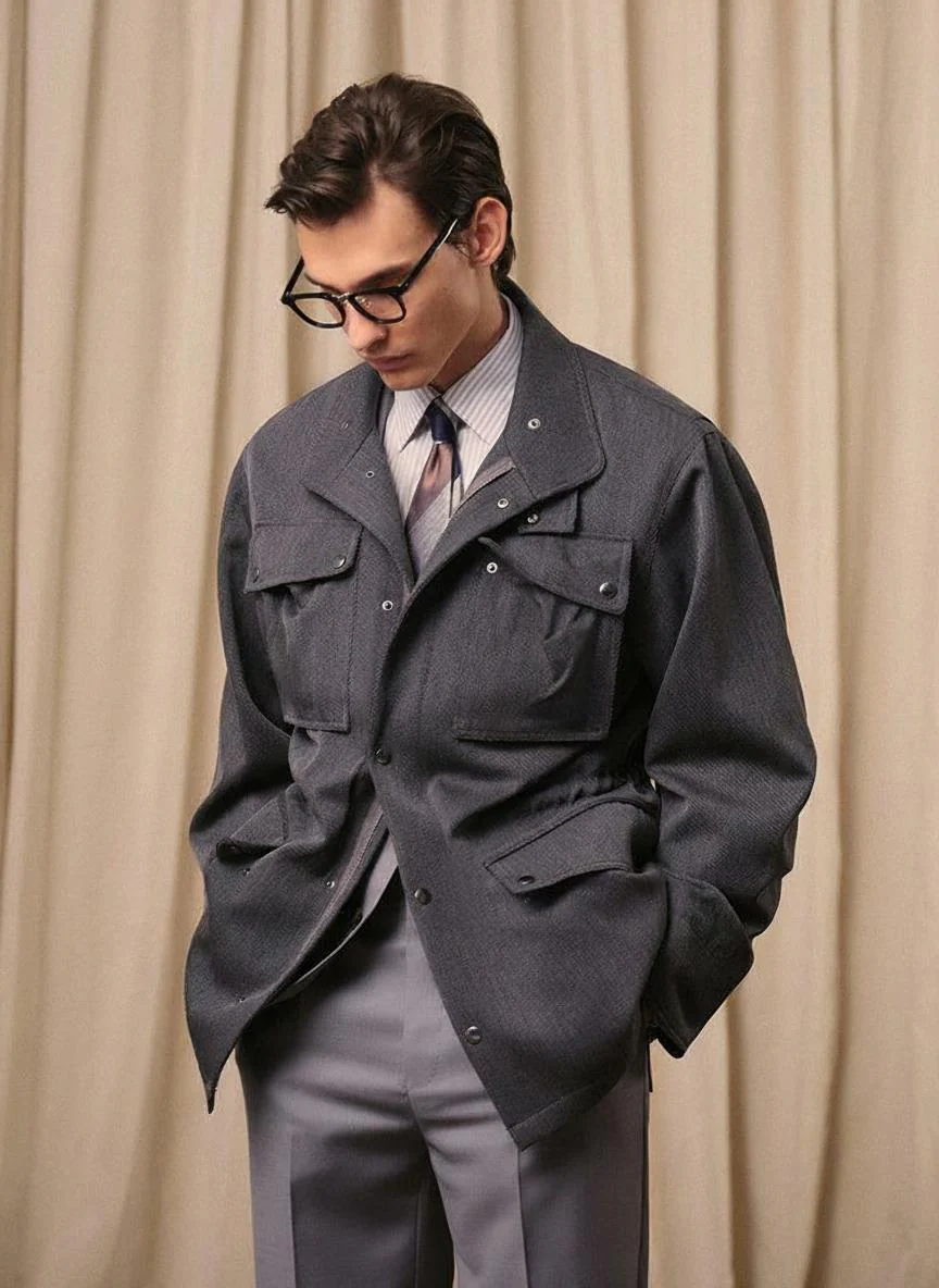 Pure Wool Field Jacket - Image 3