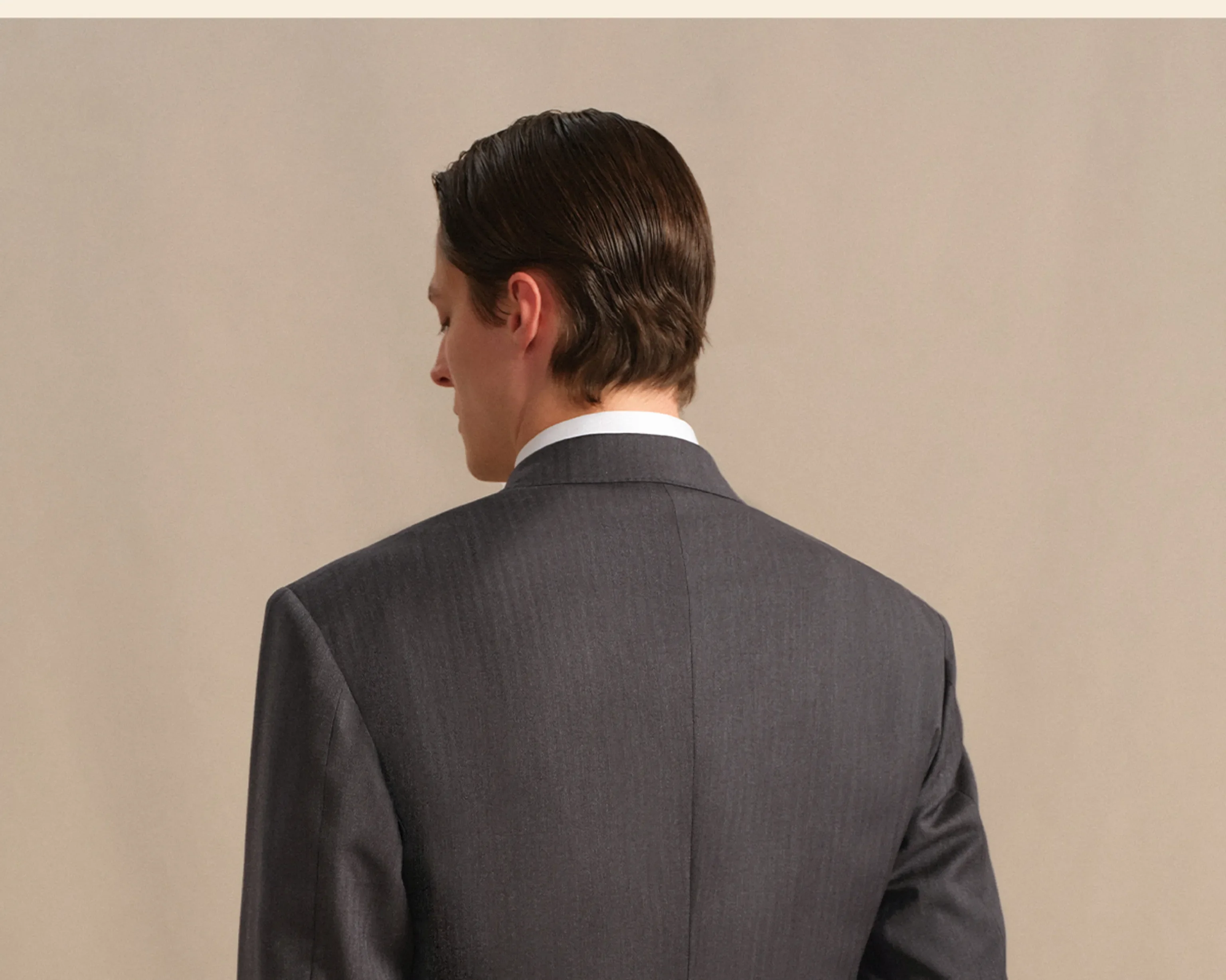 Pure Merino Wool Herringbone Suit - Image 2
