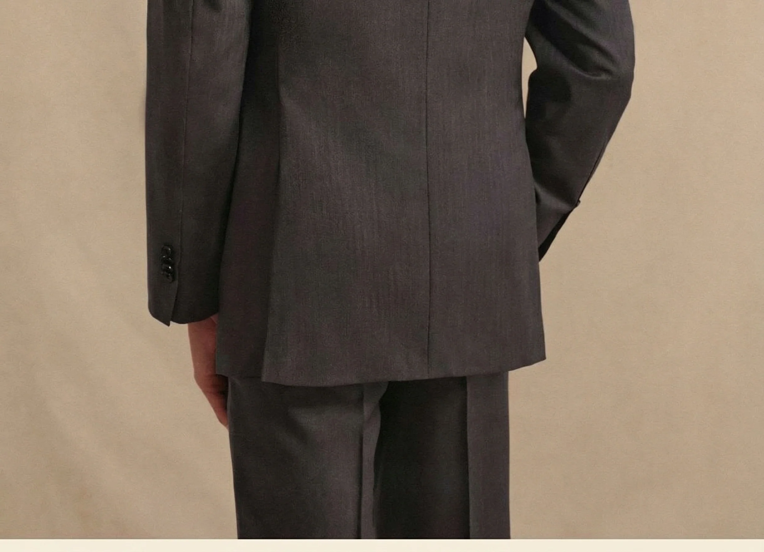 Pure Merino Wool Herringbone Suit - Image 8